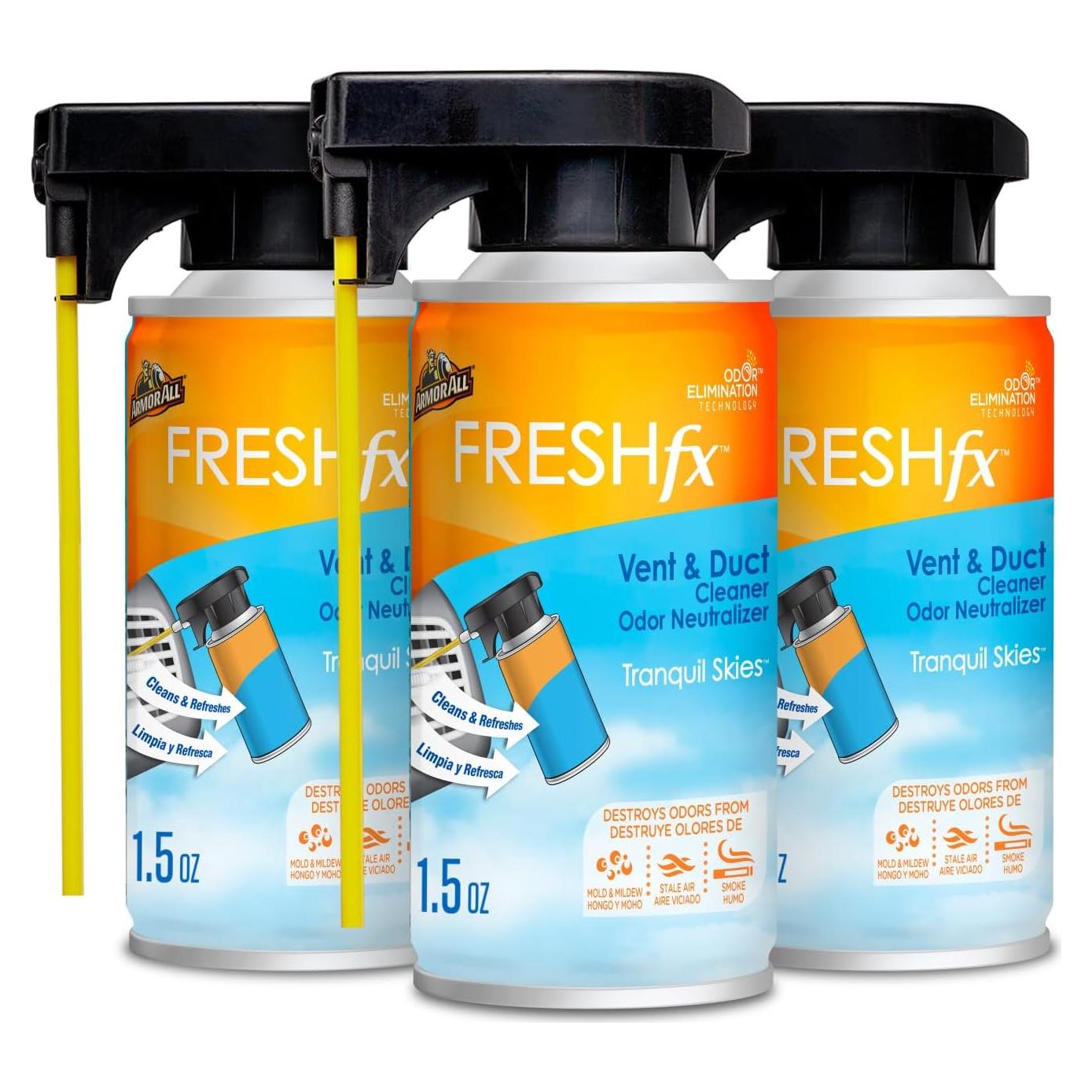 Limpiador de Ventilación Armor All Fresh FX 3 Paquetes 5 oz