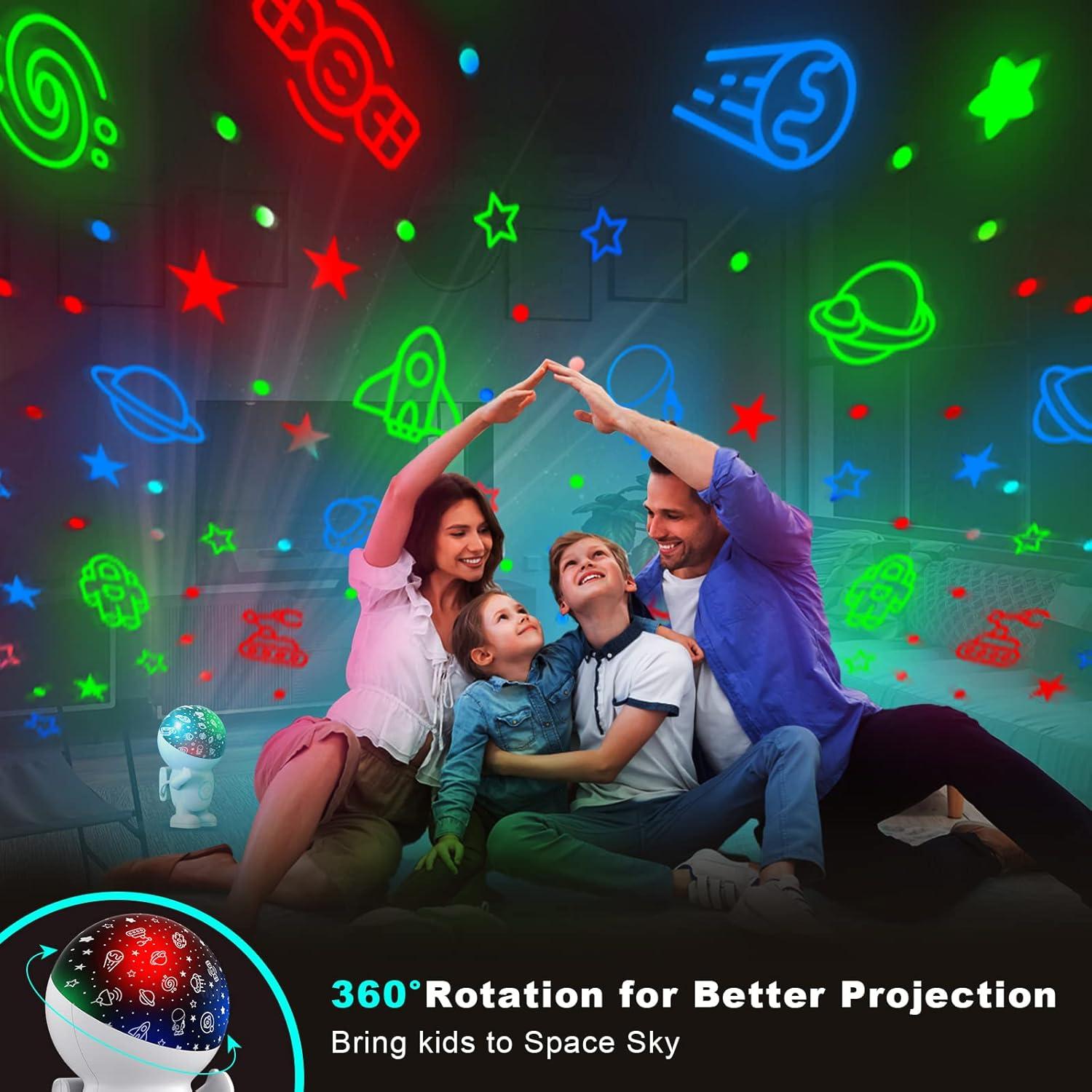 Proyector de Estrellas Astronauta SHENZHEN JQ-001g Luz Nocturna