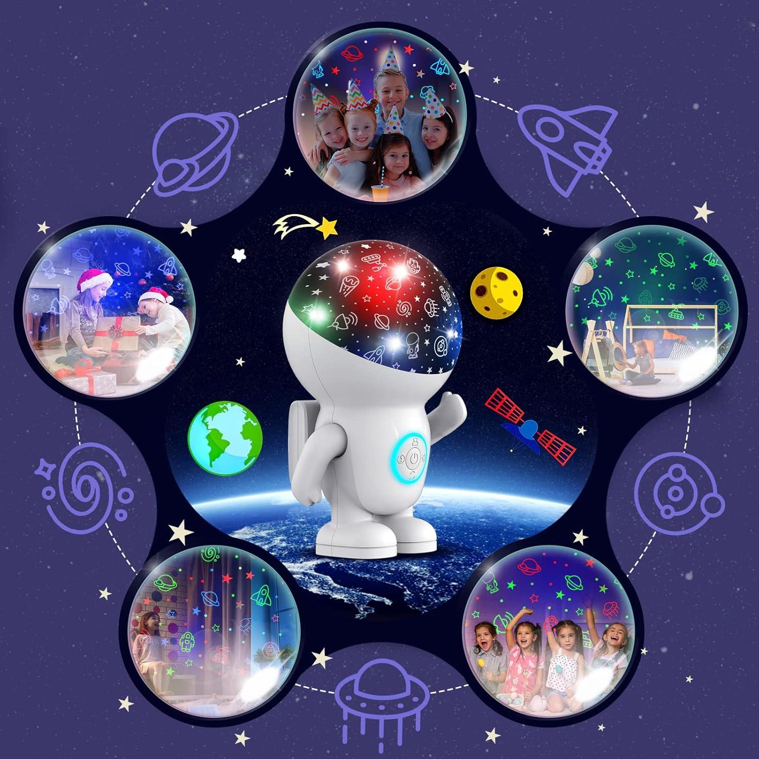 Proyector de Estrellas Astronauta SHENZHEN JQ-001g Luz Nocturna