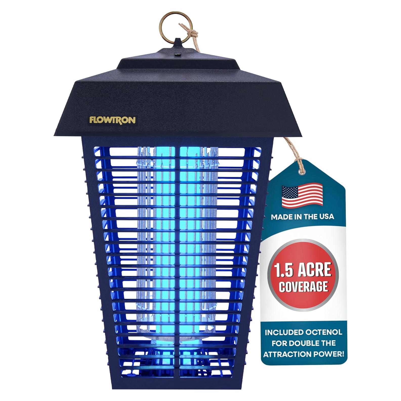 Zapper Eléctrico de Insectos Flowtron BK-80D 80W 1.5 Acres