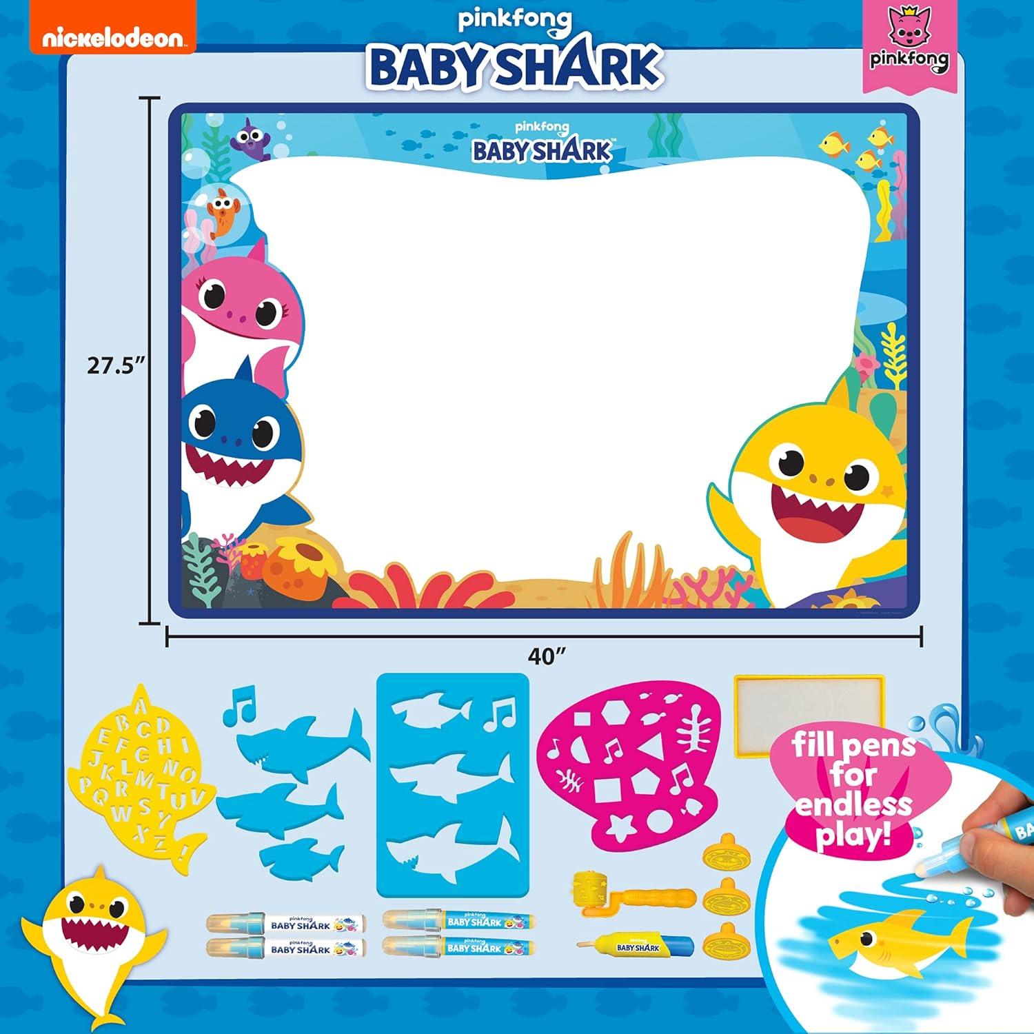 Alfombra de Dibujo con Agua Baby Shark Horizon 101.6 cm
