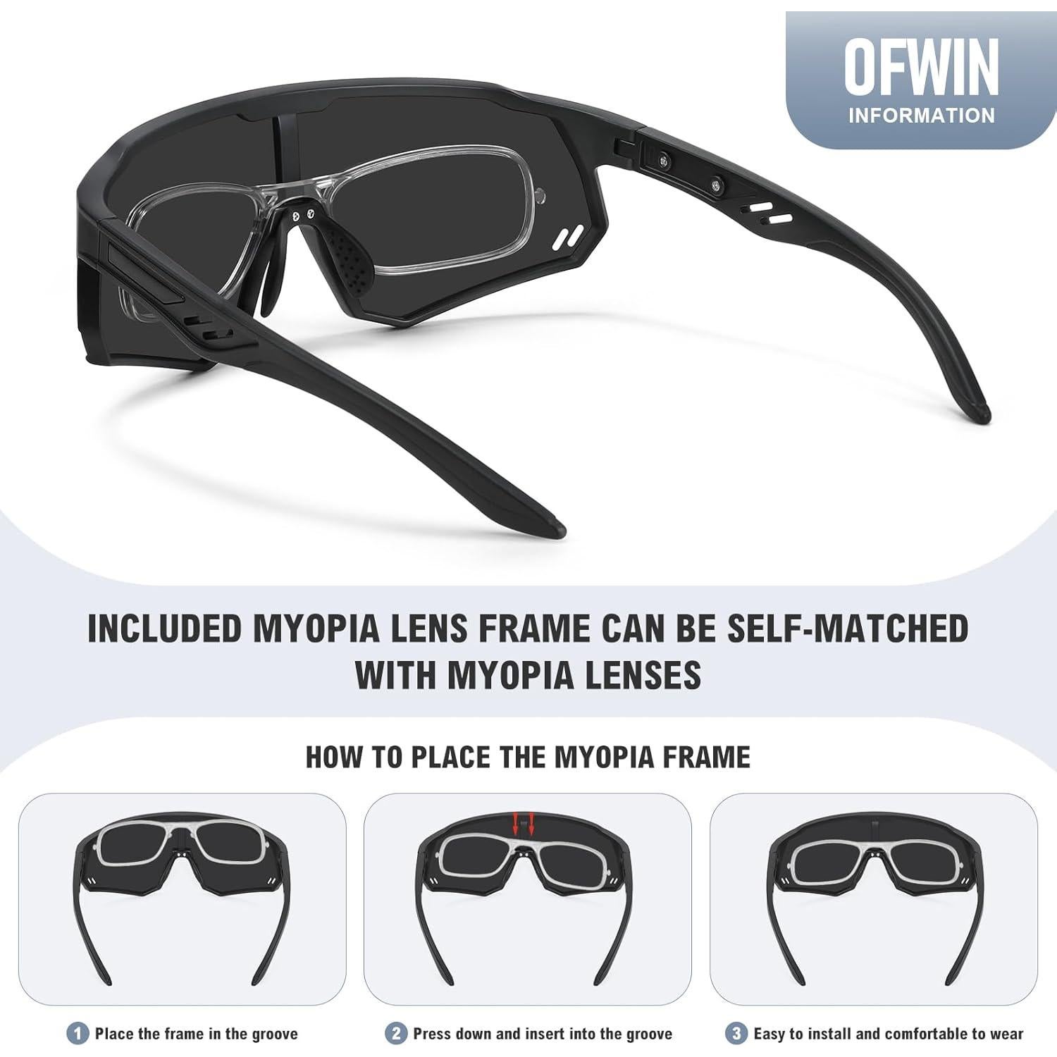 Gafas de Sol Deportivas Polarizadas OFWIN UV400 Unisex