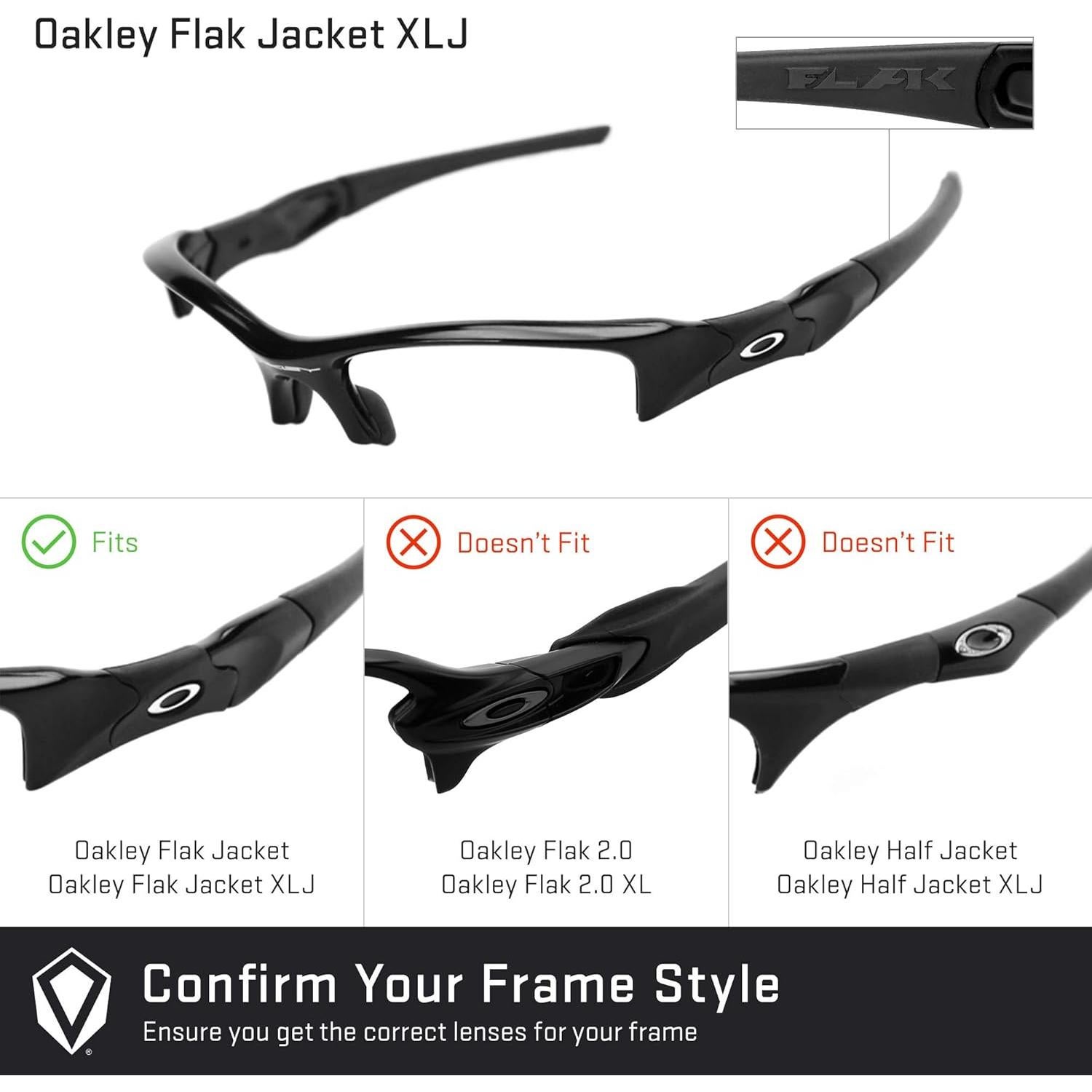 Lentes de Reemplazo Revant para Oakley Flak Jacket XLJ Polarizados