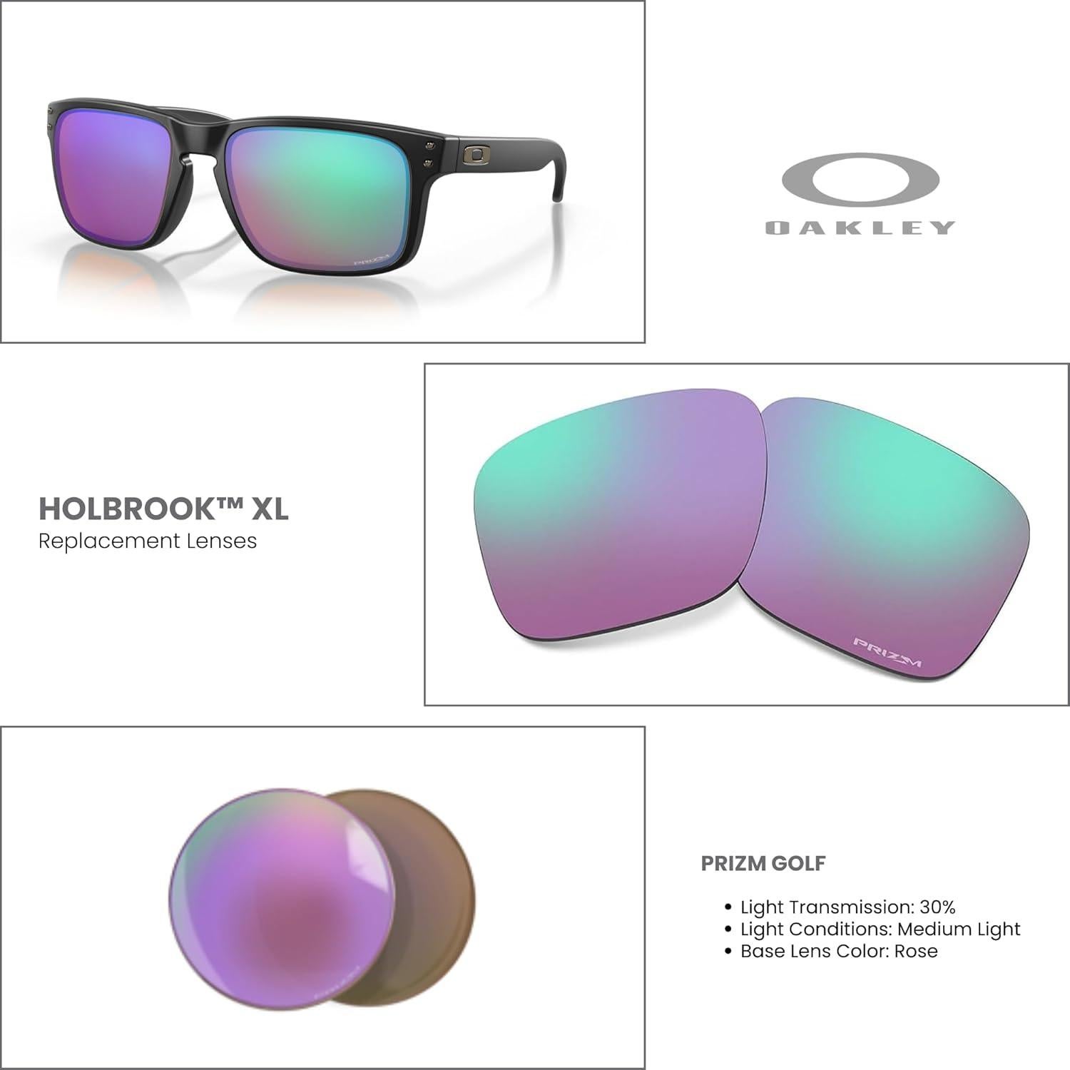 Lentes de Repuesto Oakley Holbrook XL Prizm Golf + Kit Cuidado