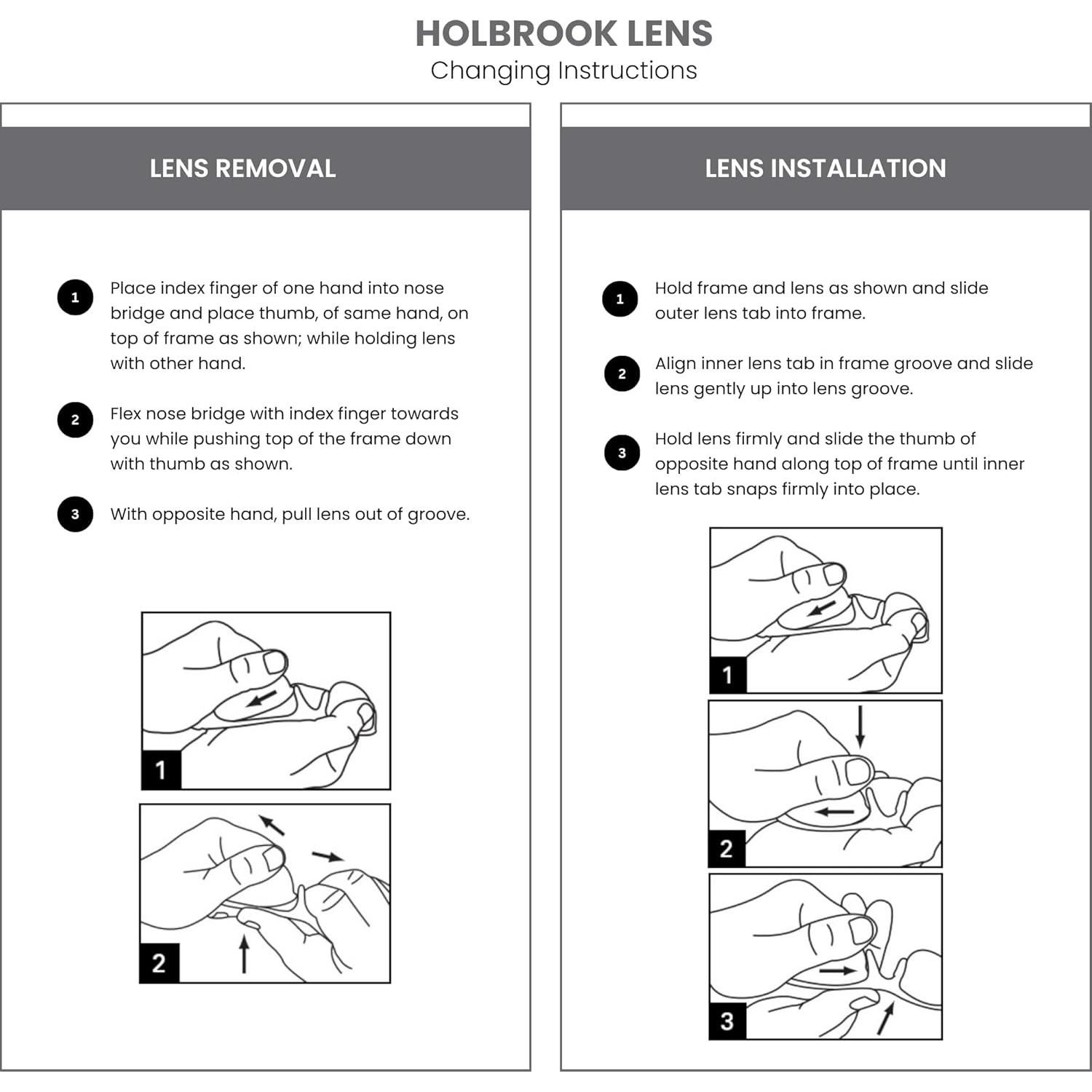 Lentes de Repuesto Oakley Holbrook XL Prizm Golf + Kit Cuidado