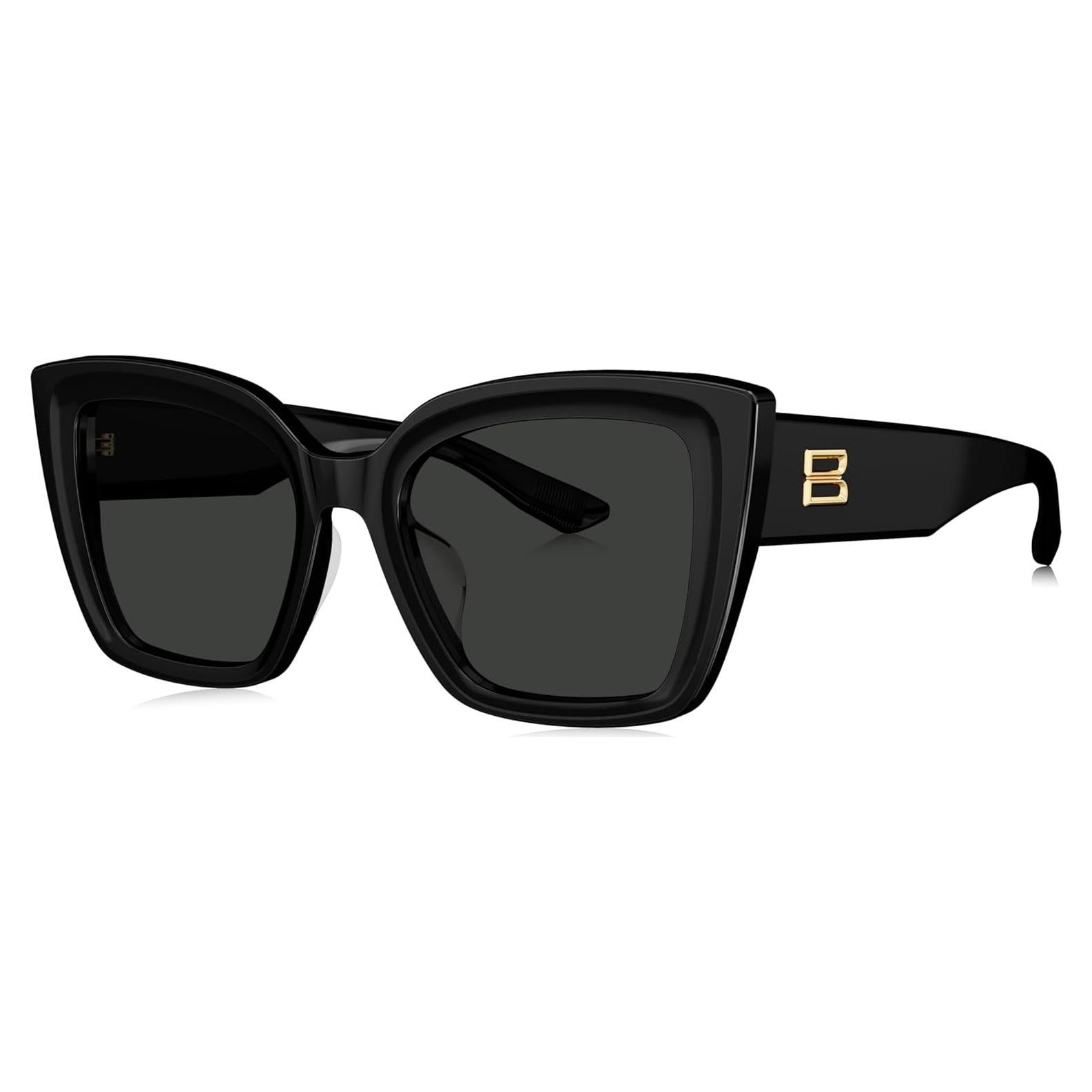 Gafas de Sol Cat Eye Bolon BL3211 53mm Negro Brillante