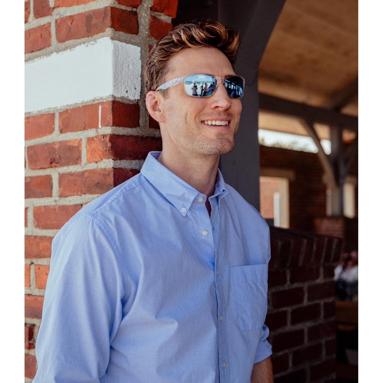 Arnés de Gafas Revo RE 4071 Polarizadas Azul Agua