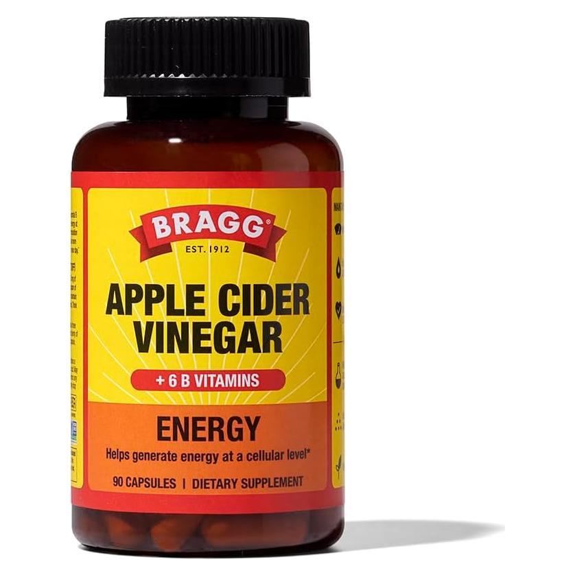 Cápsulas de Vinagre de Sidra de Manzana Bragg 90 Unidades