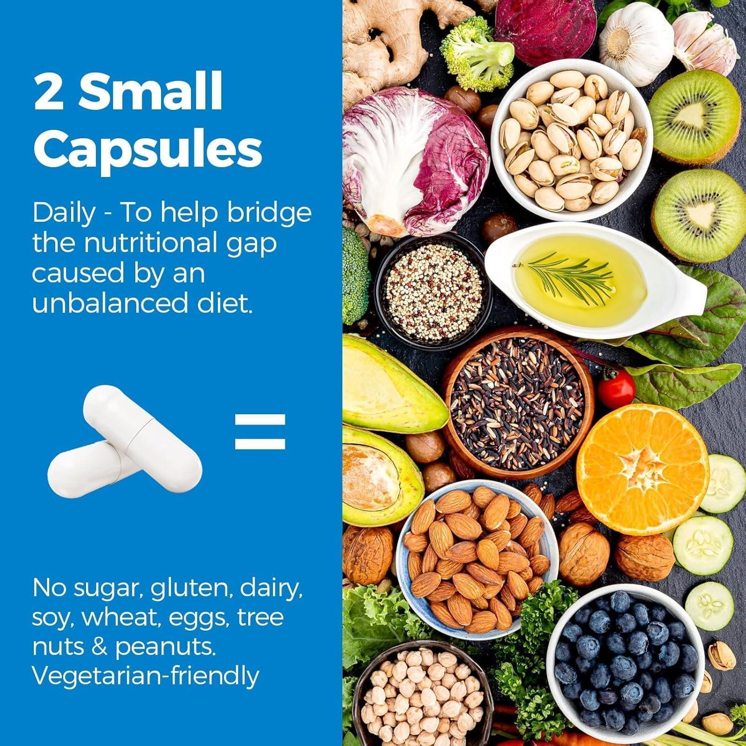 Suplemento de Magnesio 6 en 1 Vitalibre 120 Cápsulas Veganas