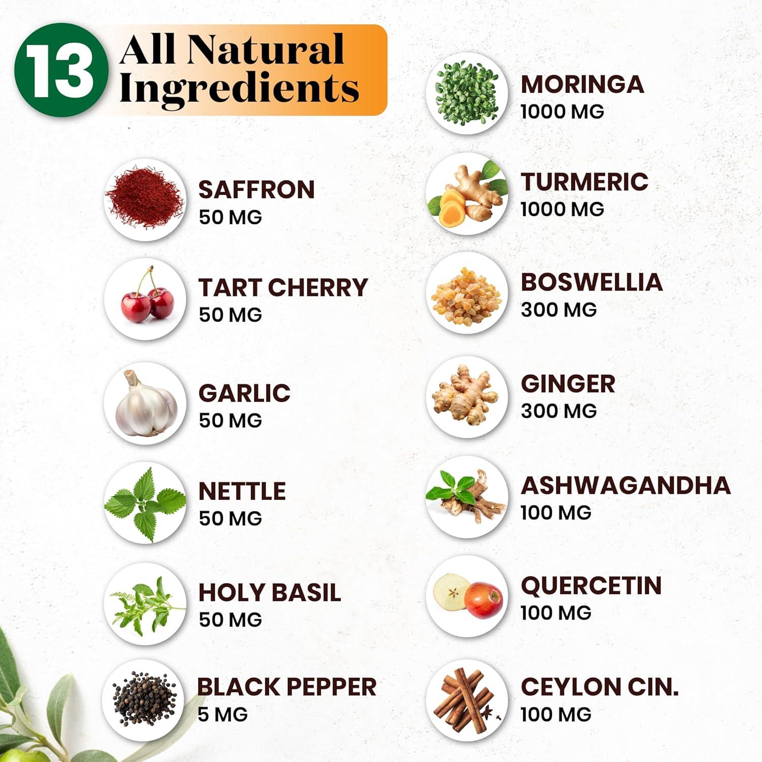 Suplemento Articular Superfood MD 240 Cápsulas Moringa Cúrcuma