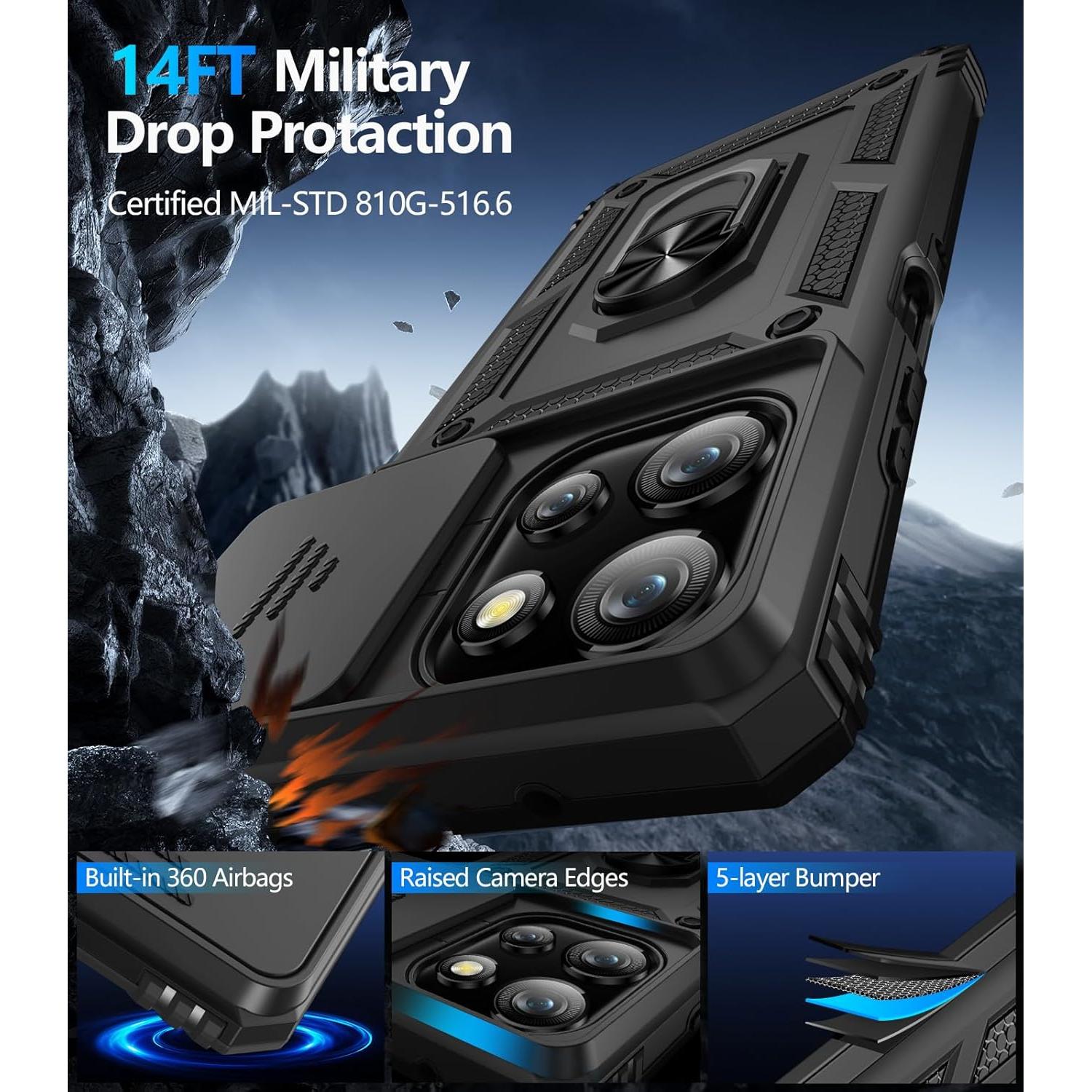 Funda Taisairu para Motorola Moto G Power 5G 2025 - Negro