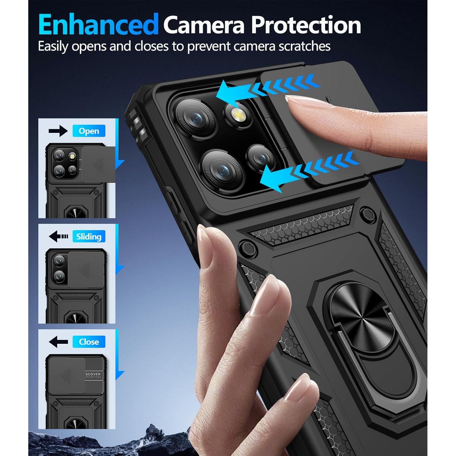 Funda Taisairu para Motorola Moto G Power 5G 2025 - Negro