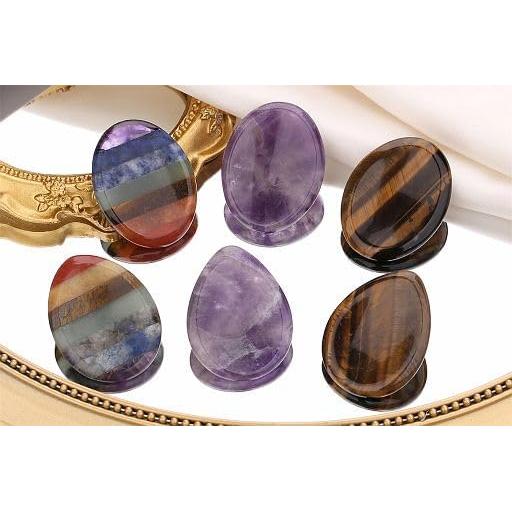Conjunto de Piedras de Preocupación YATOJUZI 4PCS 7 Chakras