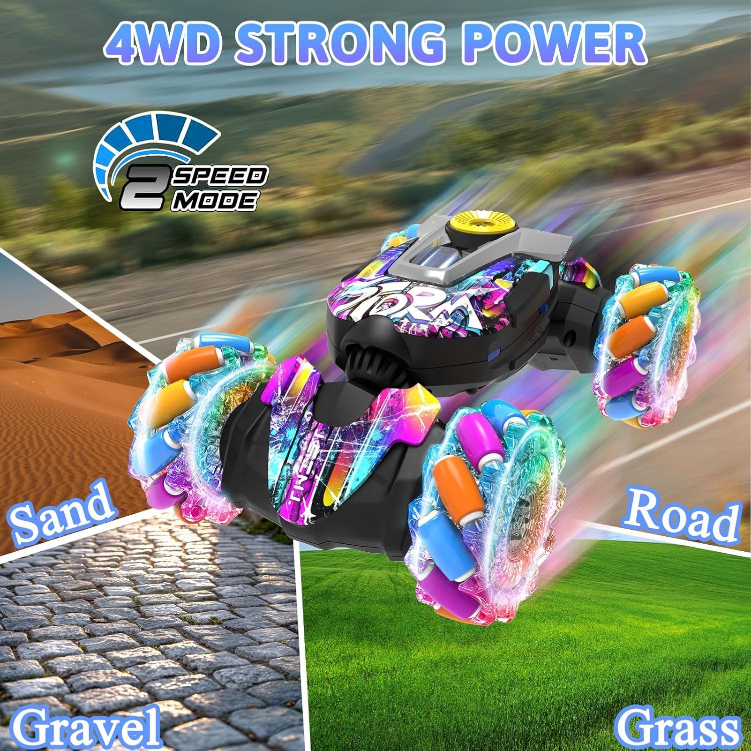 Coche Acrobático RC Offerife 4WD Detección de Gestos 0.87kg