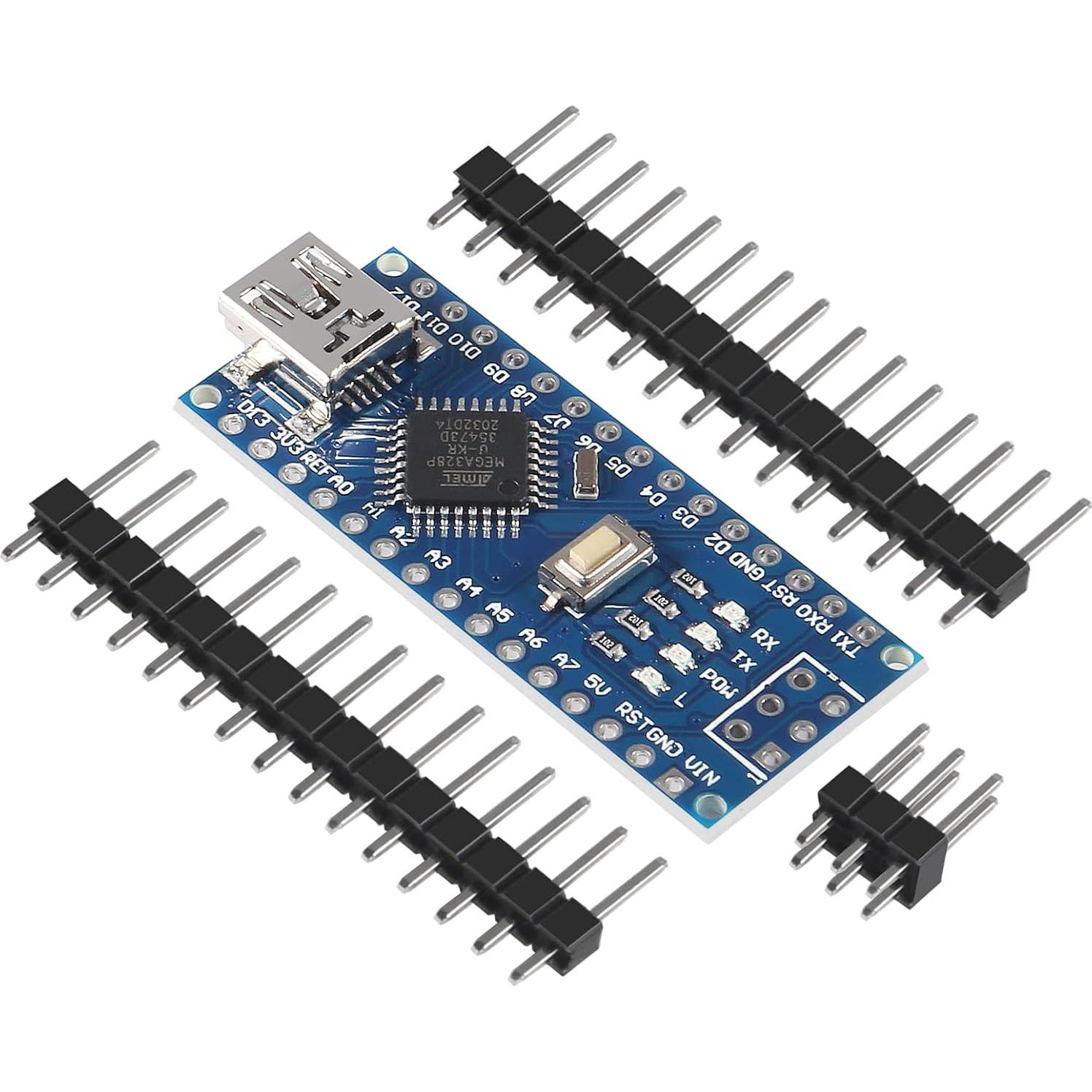 4 Placas Nano V3.0 ATmega328P CH340 5V Microcontrolador