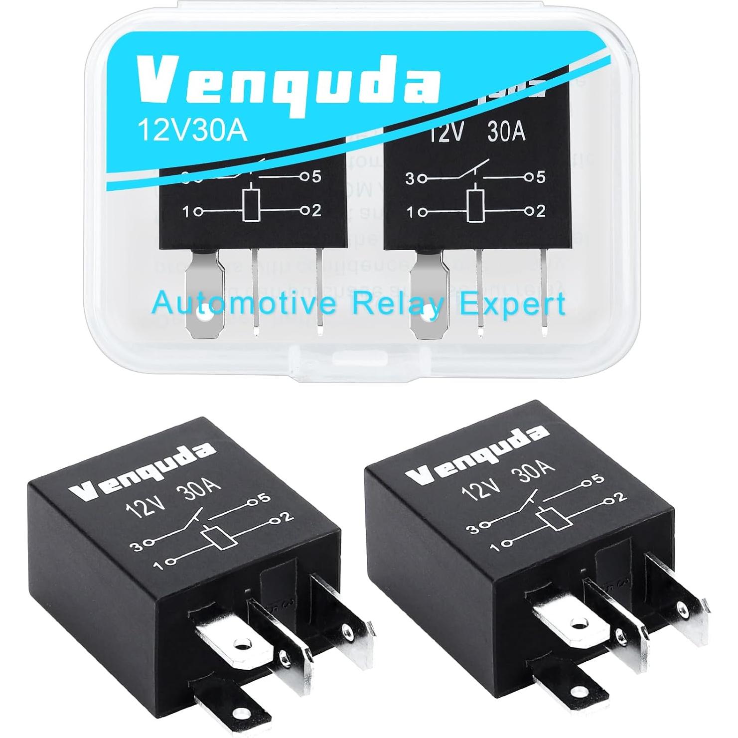 Relé 4 Pines 12V 30A Zhenbaoshop Universal Multiusos