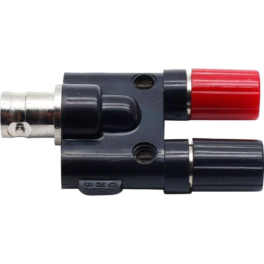 Adaptador BNC Femenino a Doble Jack Banana 4mm - 5 Pcs Hxchen