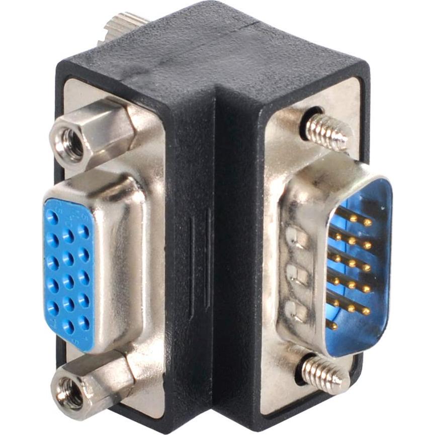 Adaptador VGA 90 Grados CY Macho a Hembra 1080P 2 Pack