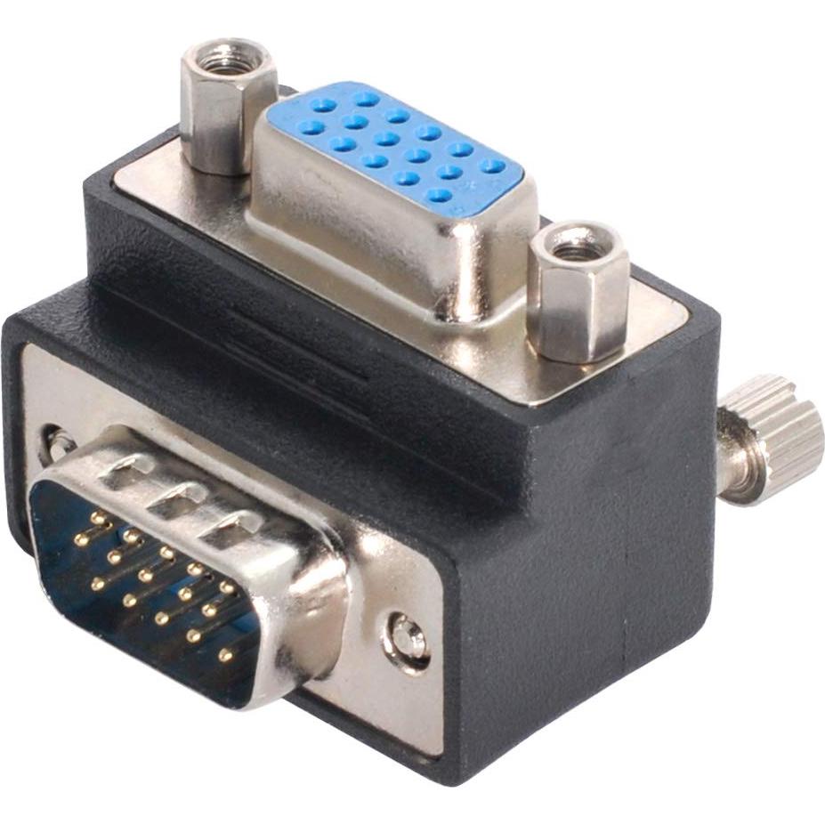 Adaptador VGA 90 Grados CY Macho a Hembra 1080P 2 Pack