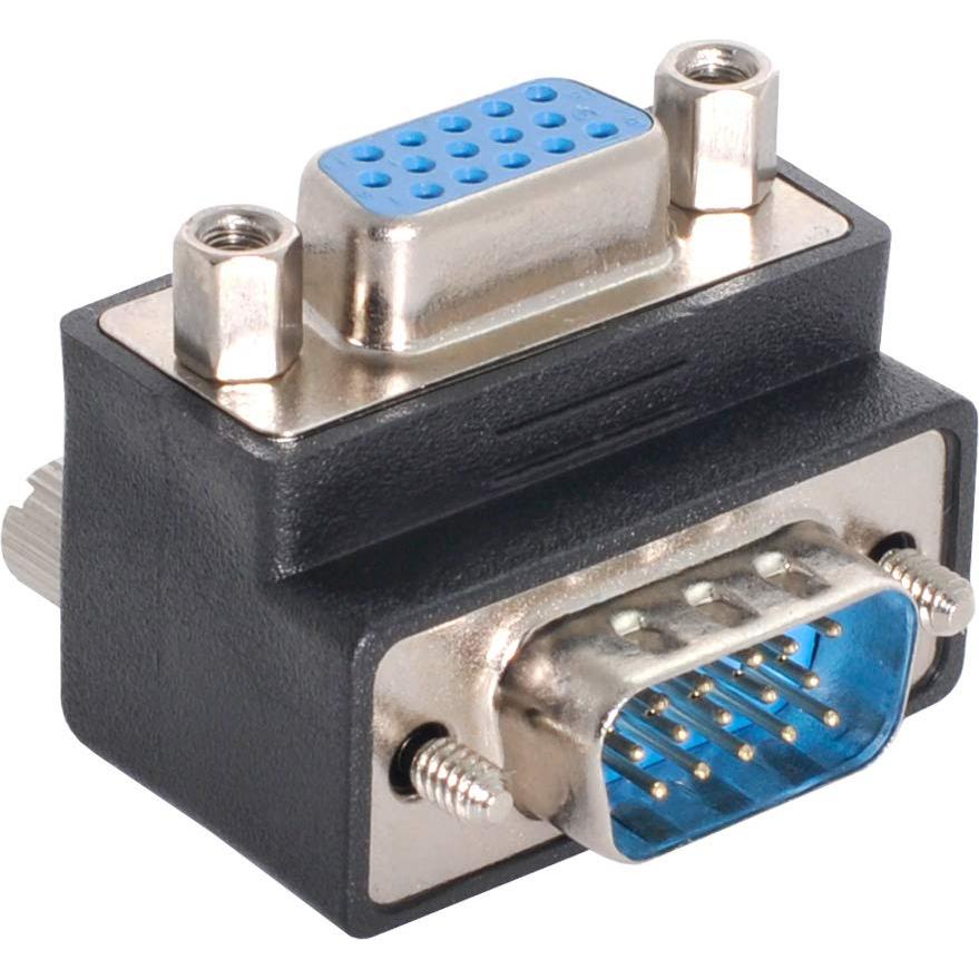 Adaptador VGA 90 Grados CY Macho a Hembra 1080P 2 Pack