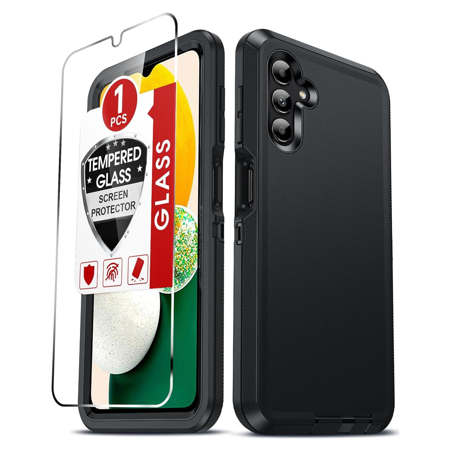 Funda Grado Militar LeYi para Samsung Galaxy A13 5G - Negro