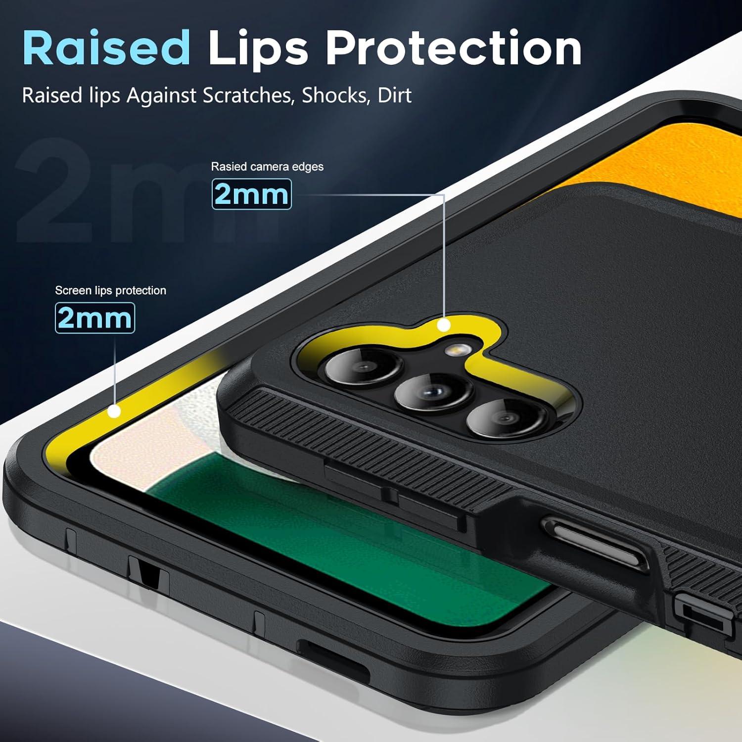 Funda Grado Militar LeYi para Samsung Galaxy A13 5G - Negro