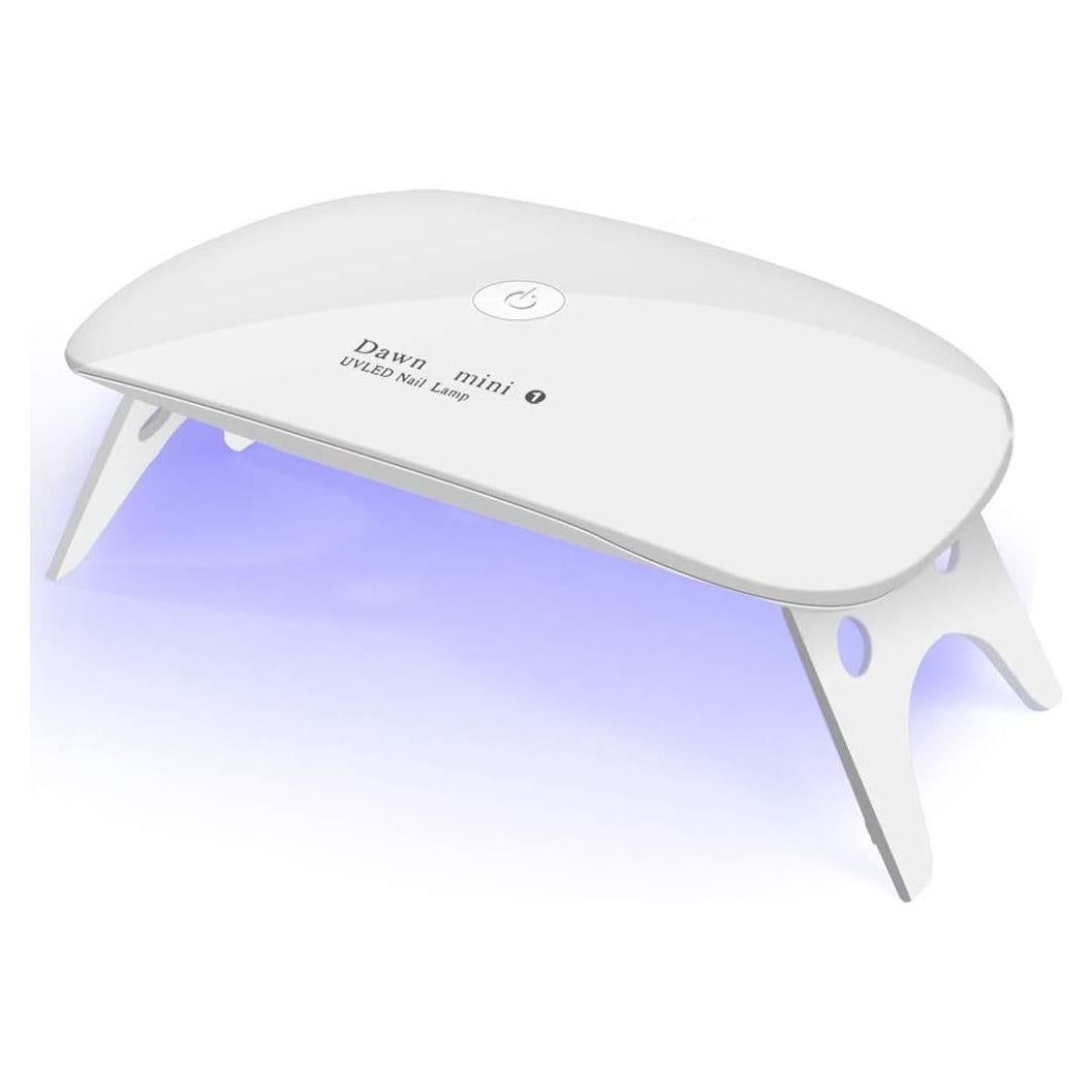 Secador de Uñas UV LED Mini Kepma 6W Portátil Blanco