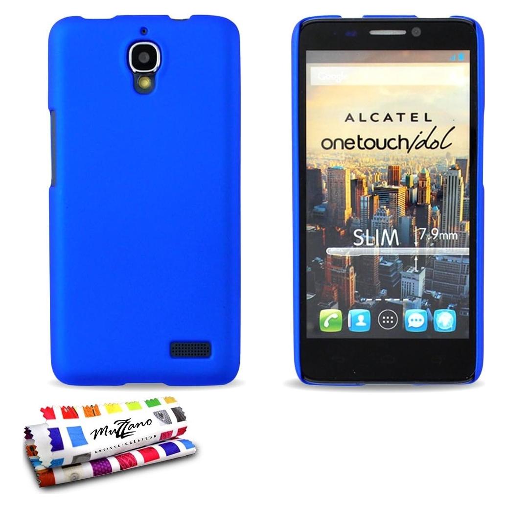 Funda rígida MUZZANO Le Pearls para Alcatel One Touch Idol - Azul