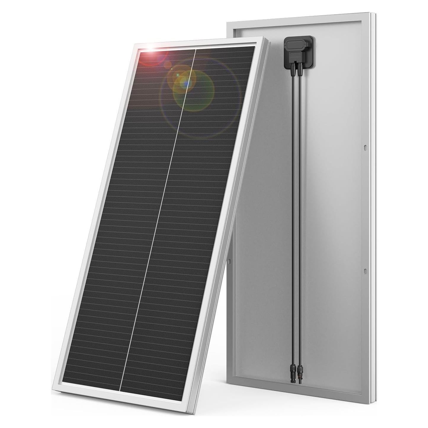 Panel Solar Alrska 20W 12V Monocristalino Alta Eficiencia