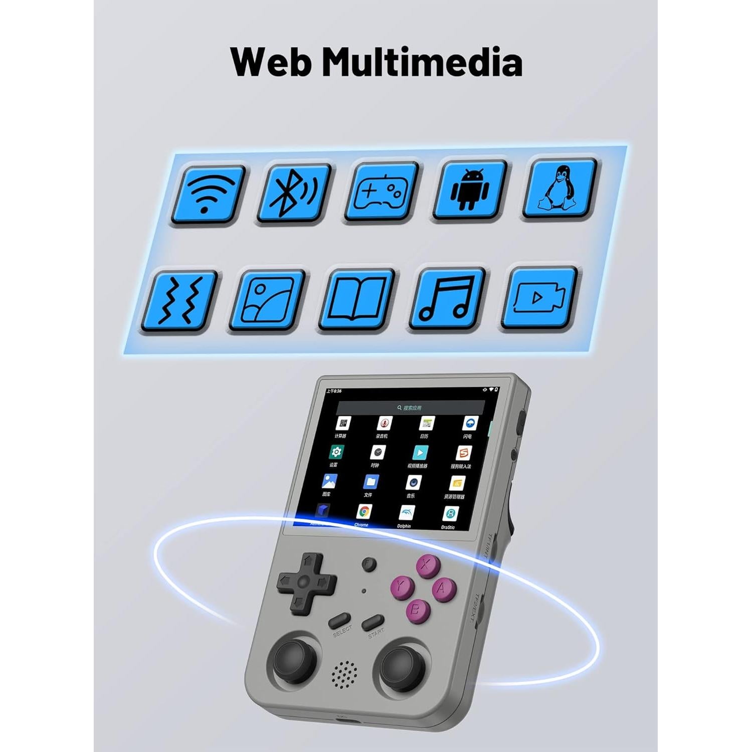 Consola de Juegos Portátil Anbernic RG353V - Android 11, 4452 Juegos