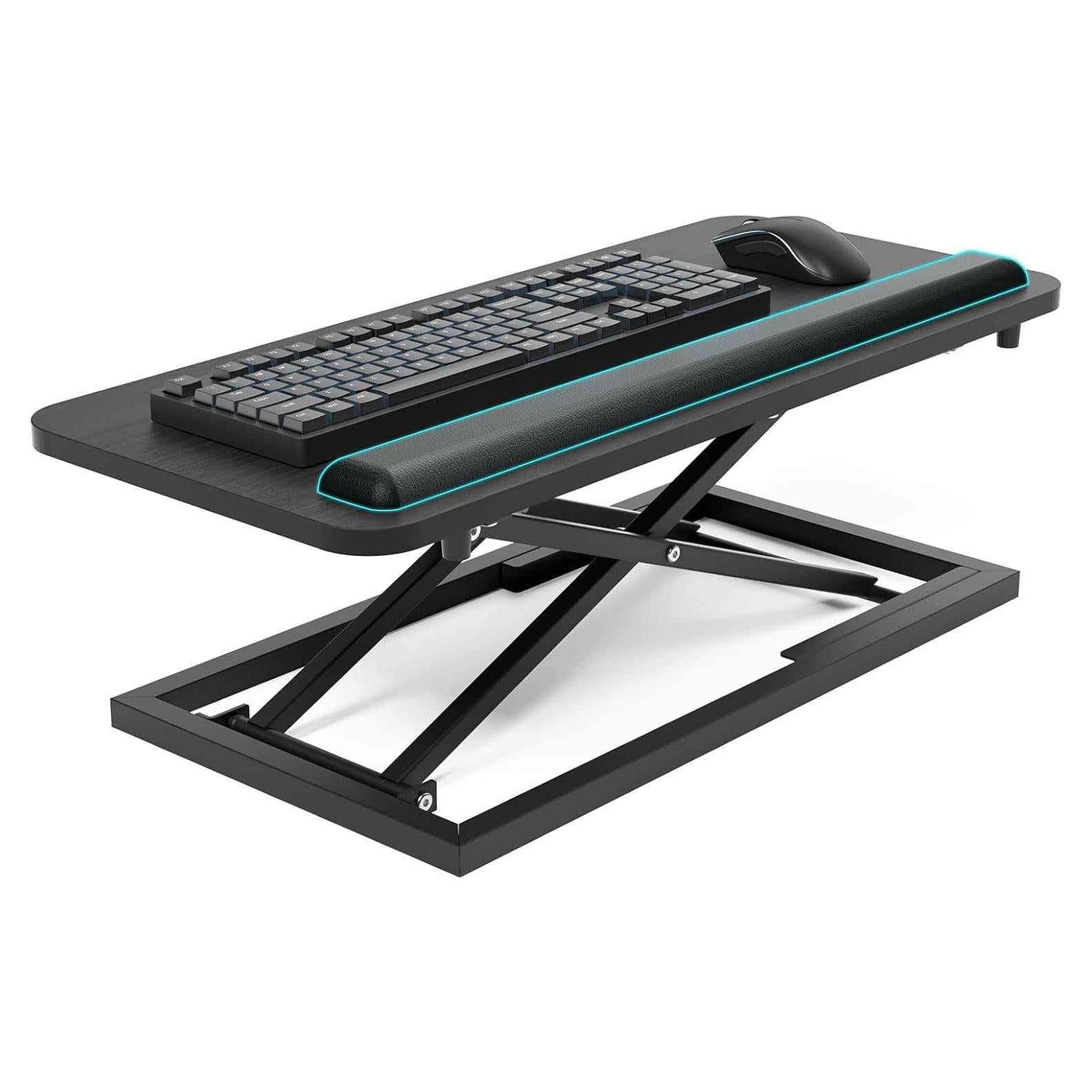 Soporte de Teclado y Ratón RQUOIRE Ajustable 26.7x11.7" Negro