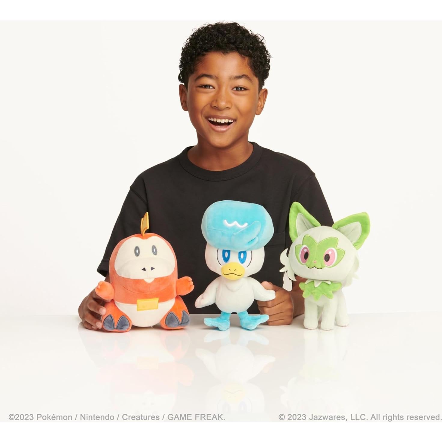 Peluche Quaxly Pokémon - Suave 20 cm, Detalles Auténticos