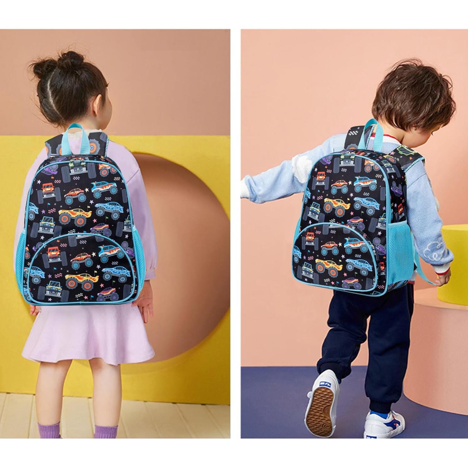 Mochila Escolar para Niños 15" Loidou Camión Azul 13L