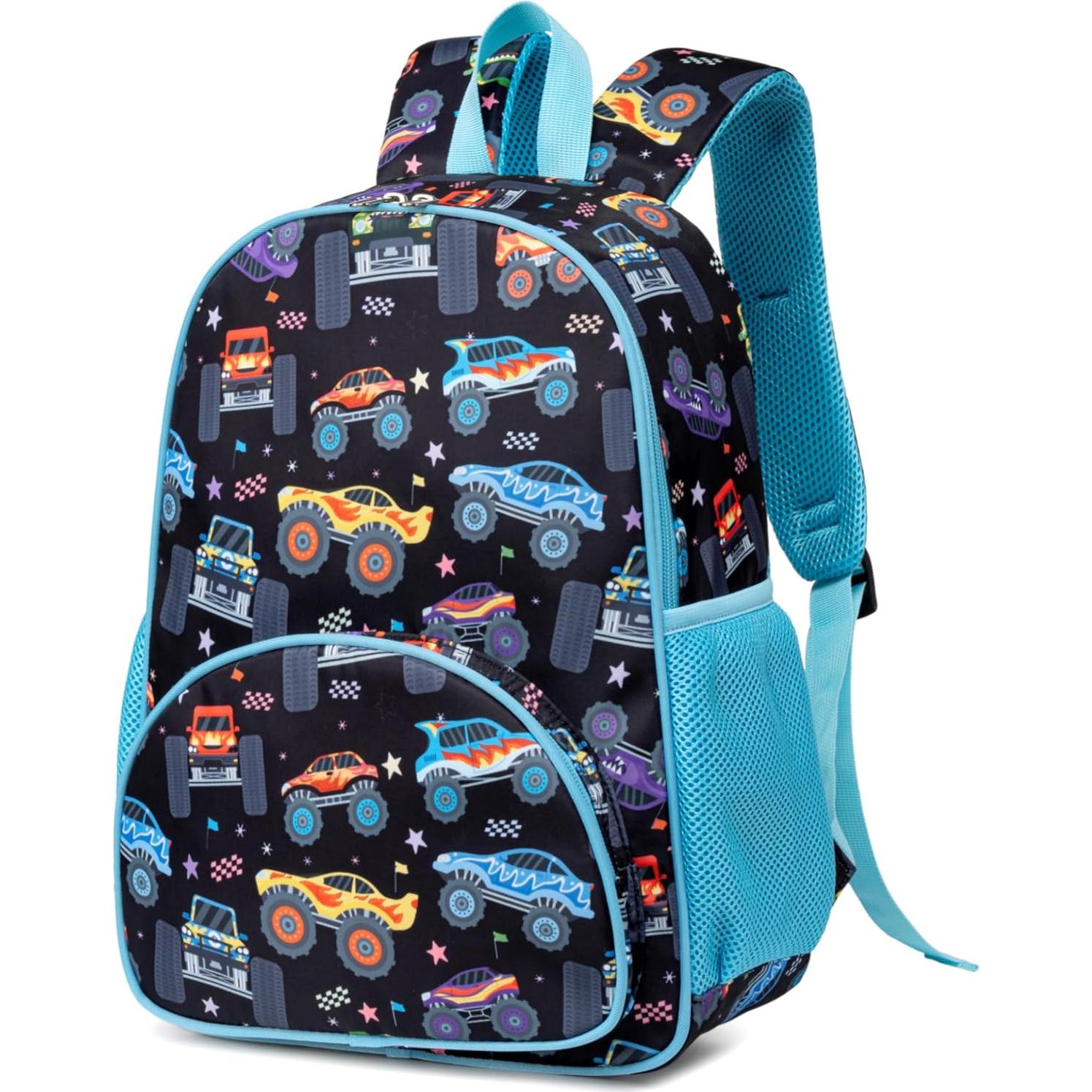 Mochila Escolar para Niños 15" Loidou Camión Azul 13L