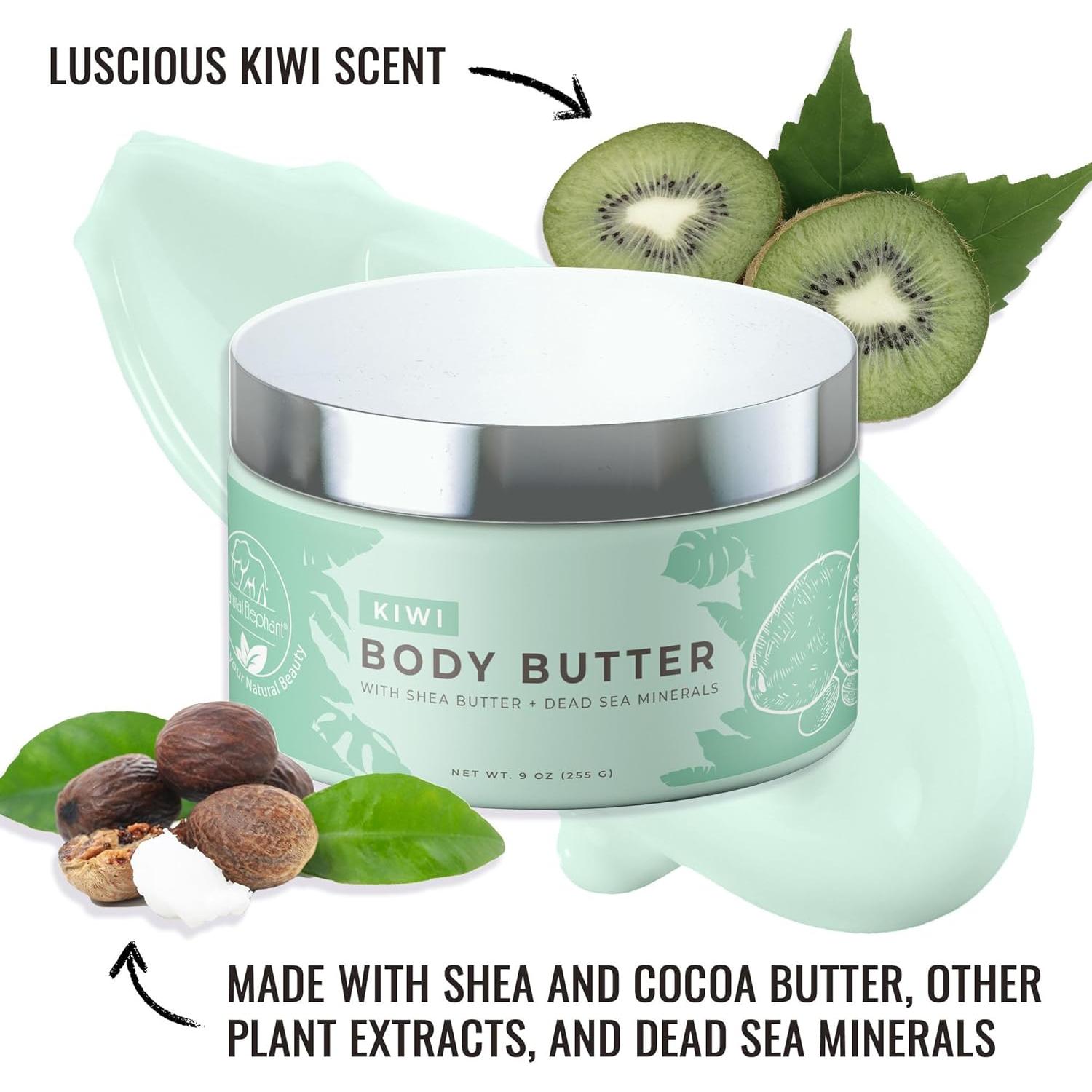 Manteca Corporal Natural Elephant Karité 255 g Hidratante Lujo