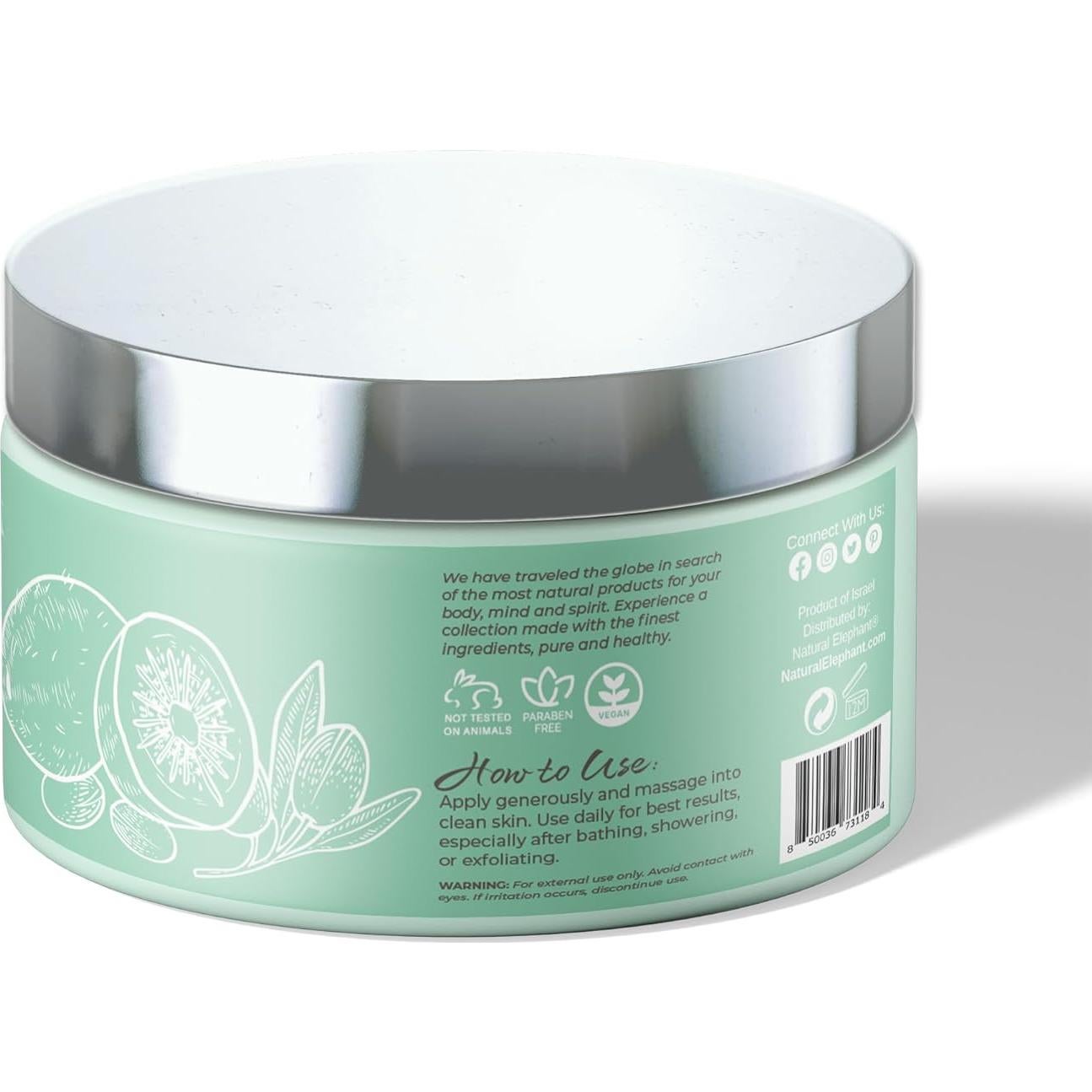 Manteca Corporal Natural Elephant Karité 255 g Hidratante Lujo