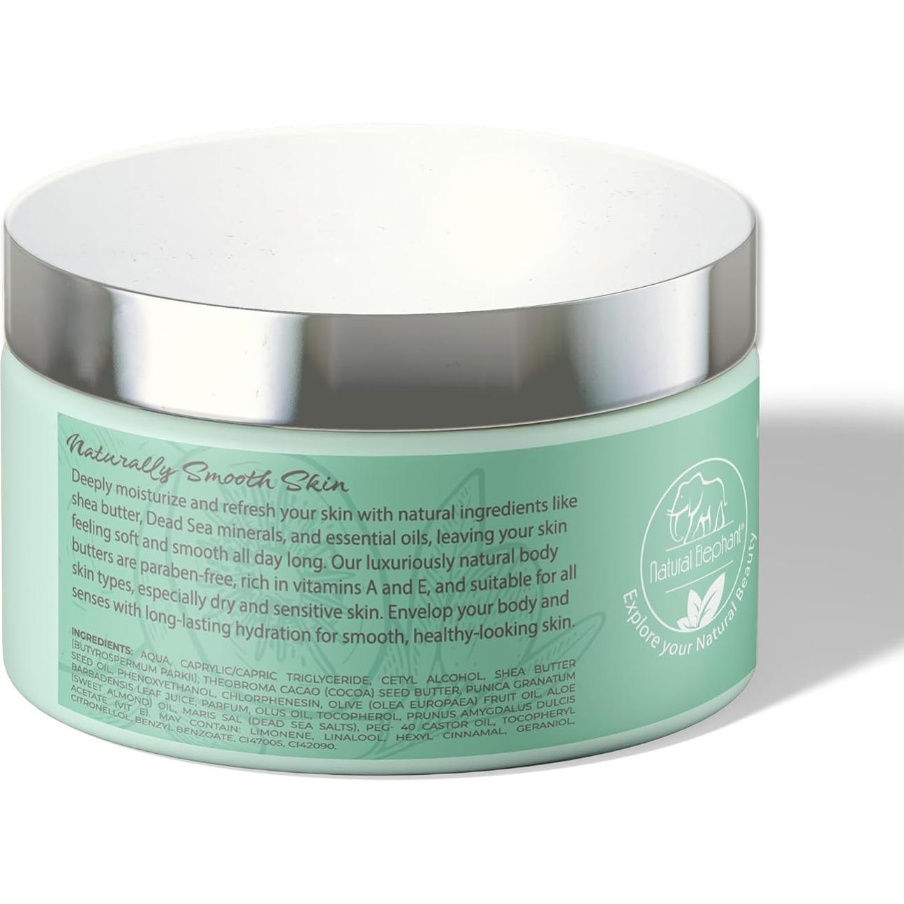 Manteca Corporal Natural Elephant Karité 255 g Hidratante Lujo