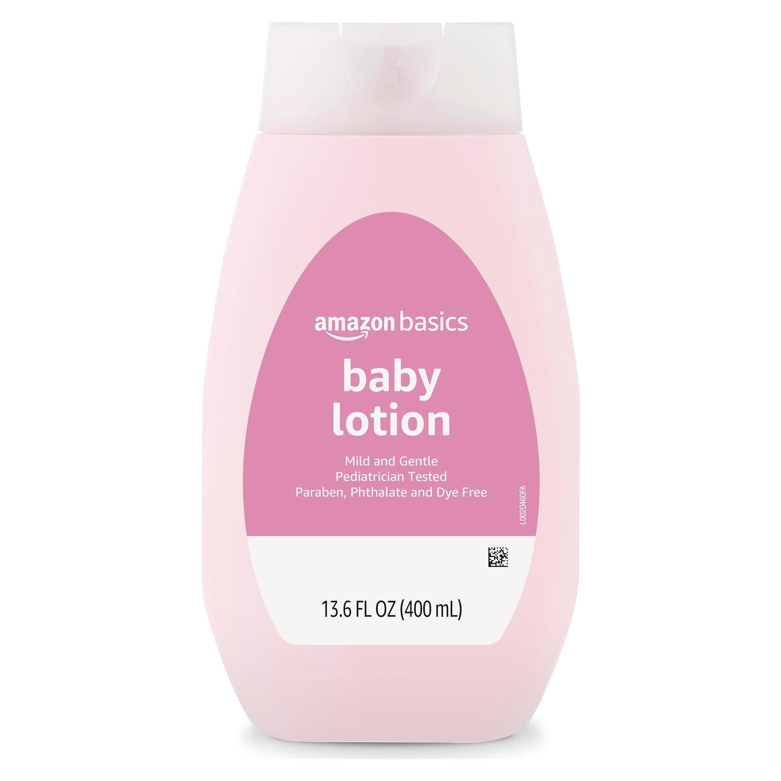 Loción Hidratante para Bebés Amazon Basics 450g Hipoalergénica