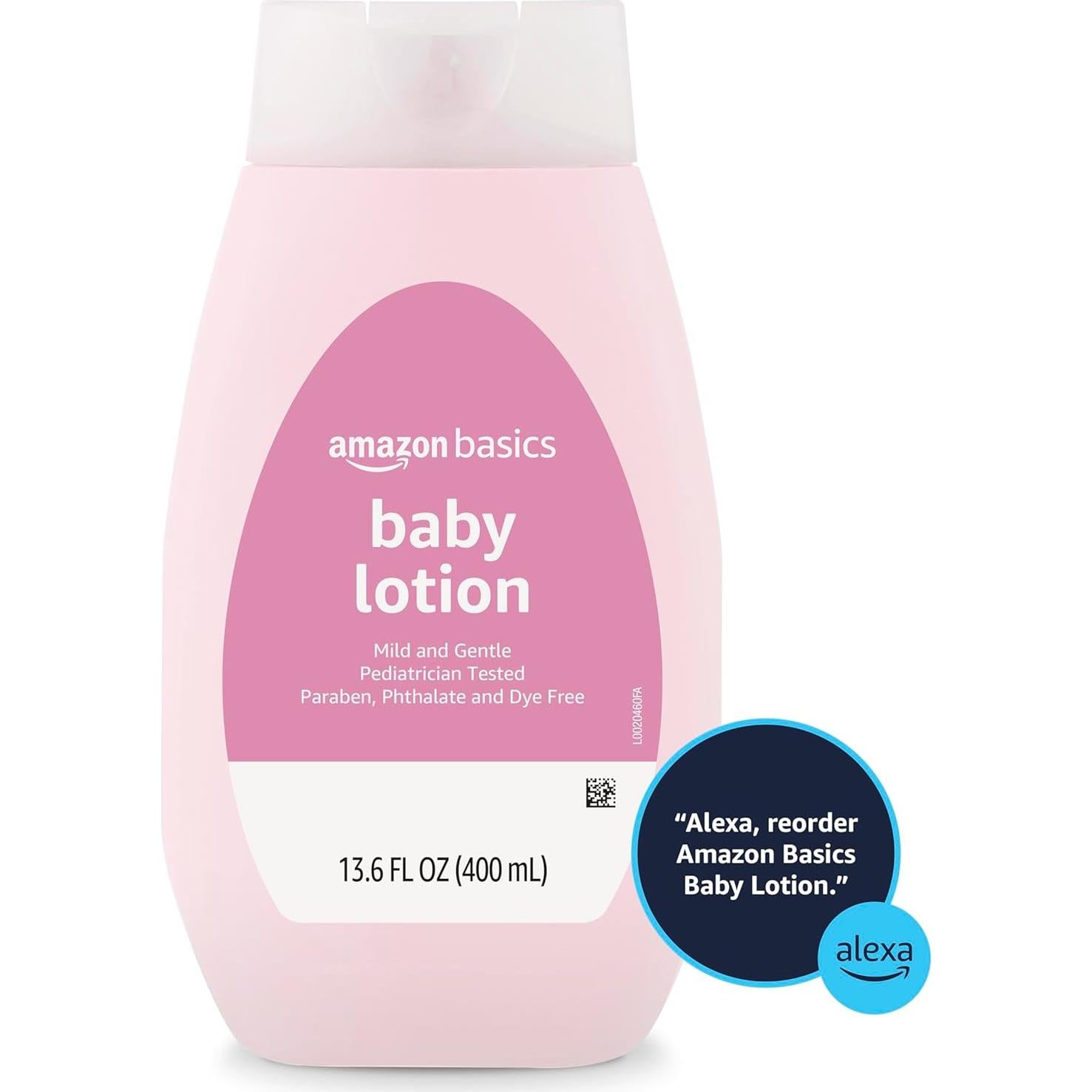 Loción Hidratante para Bebés Amazon Basics 450g Hipoalergénica