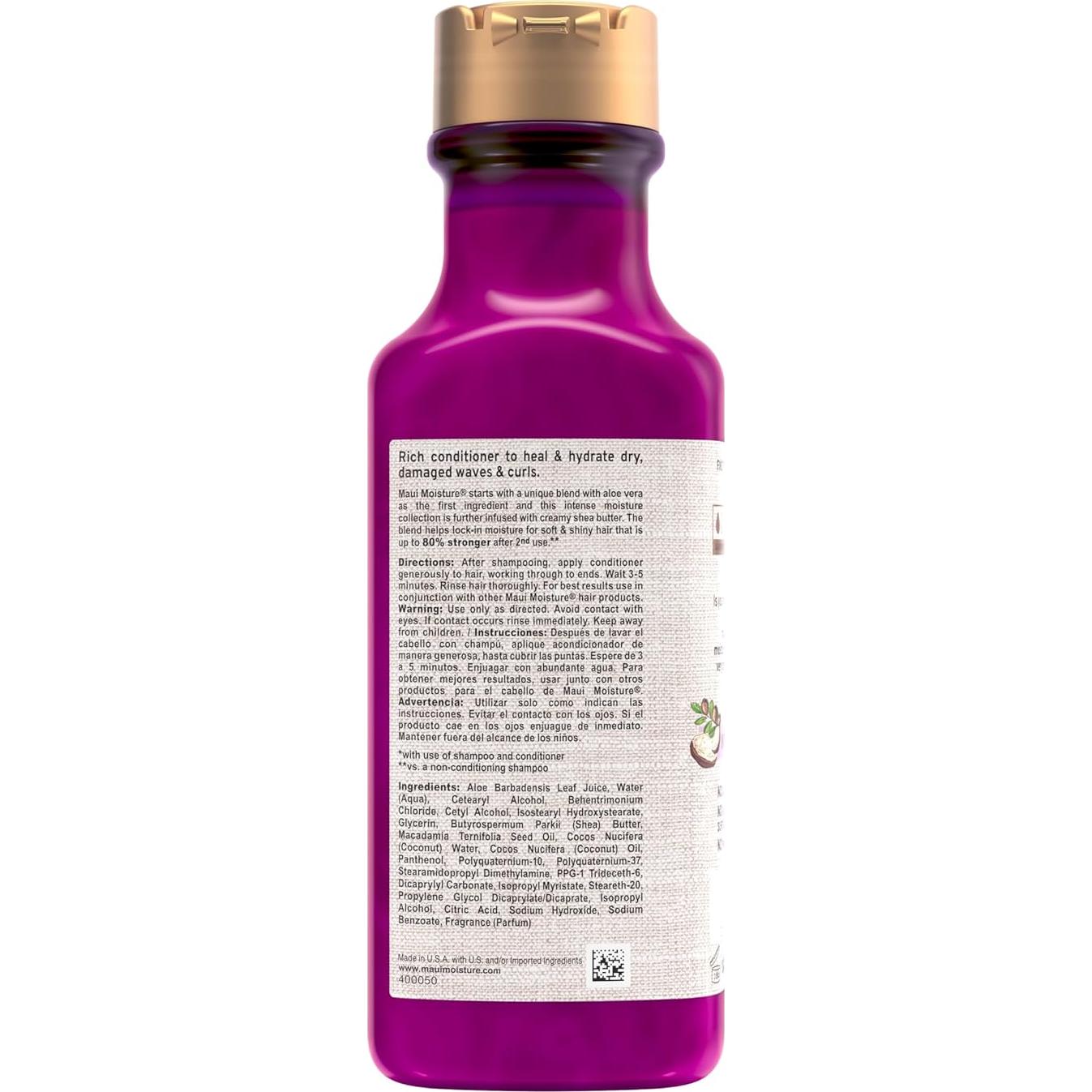 Acondicionador Maui Moisture 384 ml - Hidratante Rizos Karité