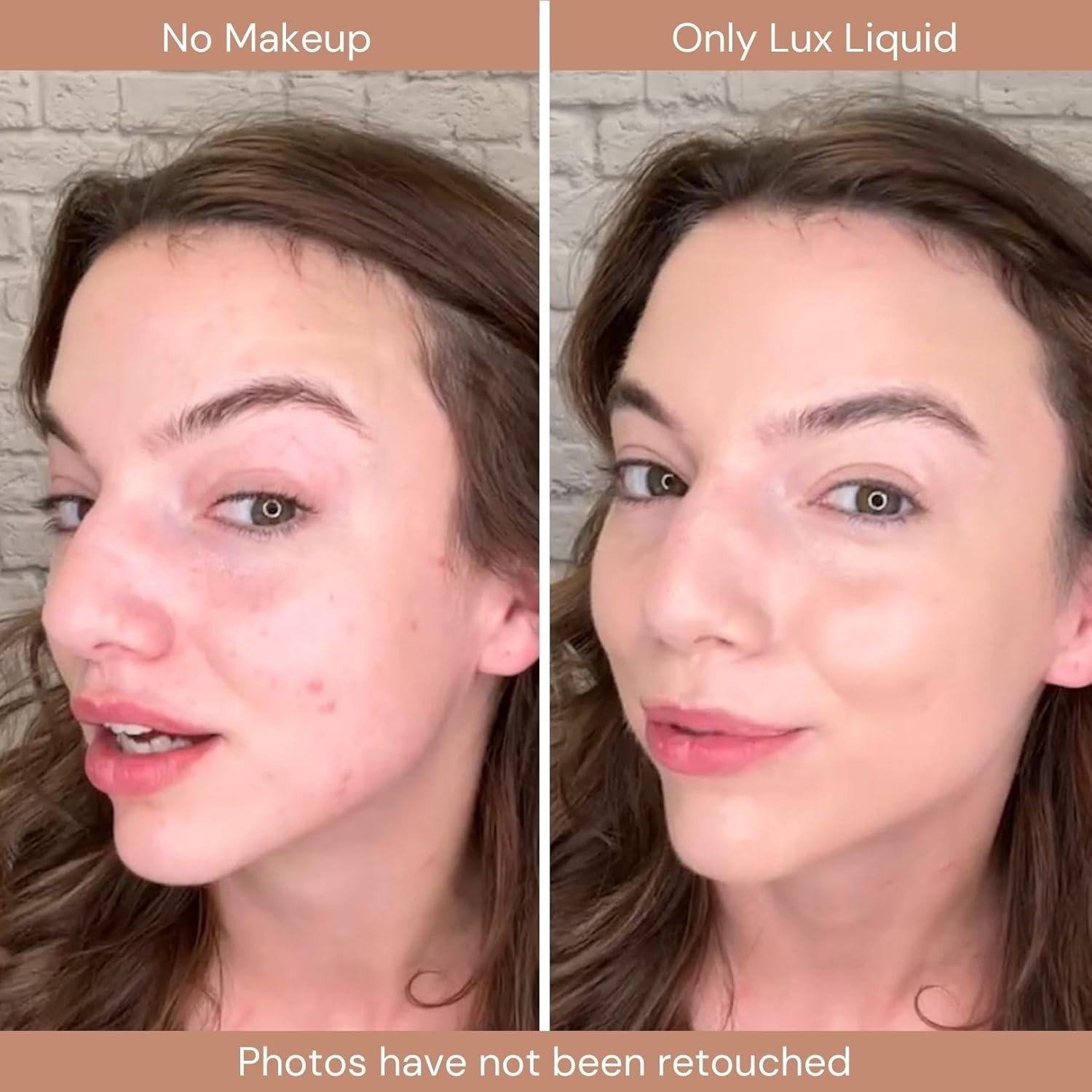 Muestras Fundación Líquida Orgánica BaeBlu - Nuez Moscada, Capuchino, Arce