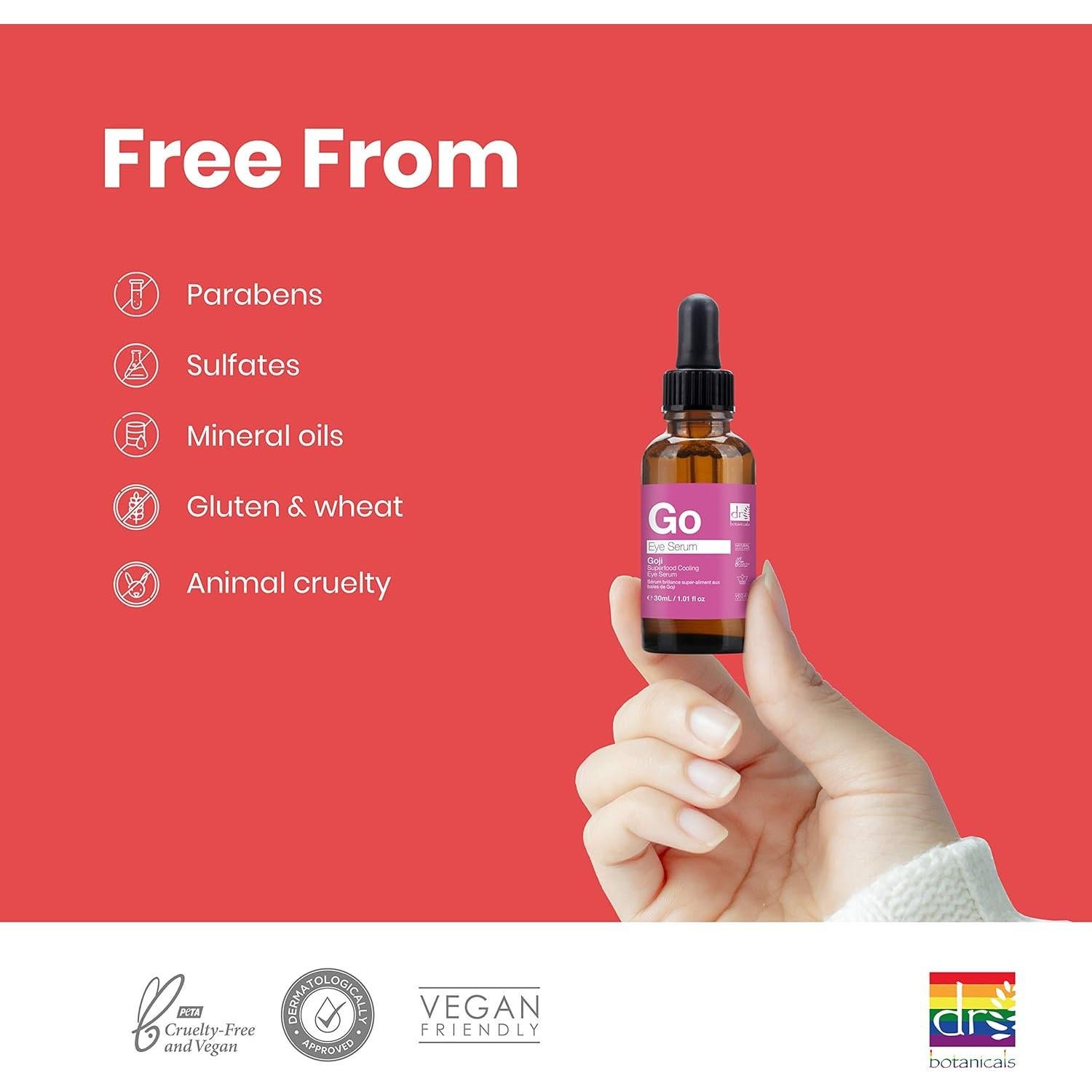 Suero Iluminador para Ojos Dr Botanicals Goji 30 ml