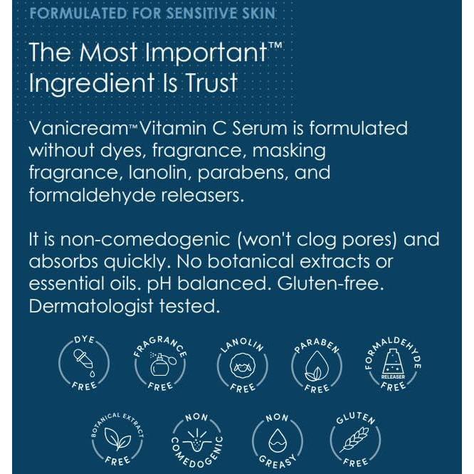 Suero de Vitamina C Vanicream 35.4 ml para Piel Sensible