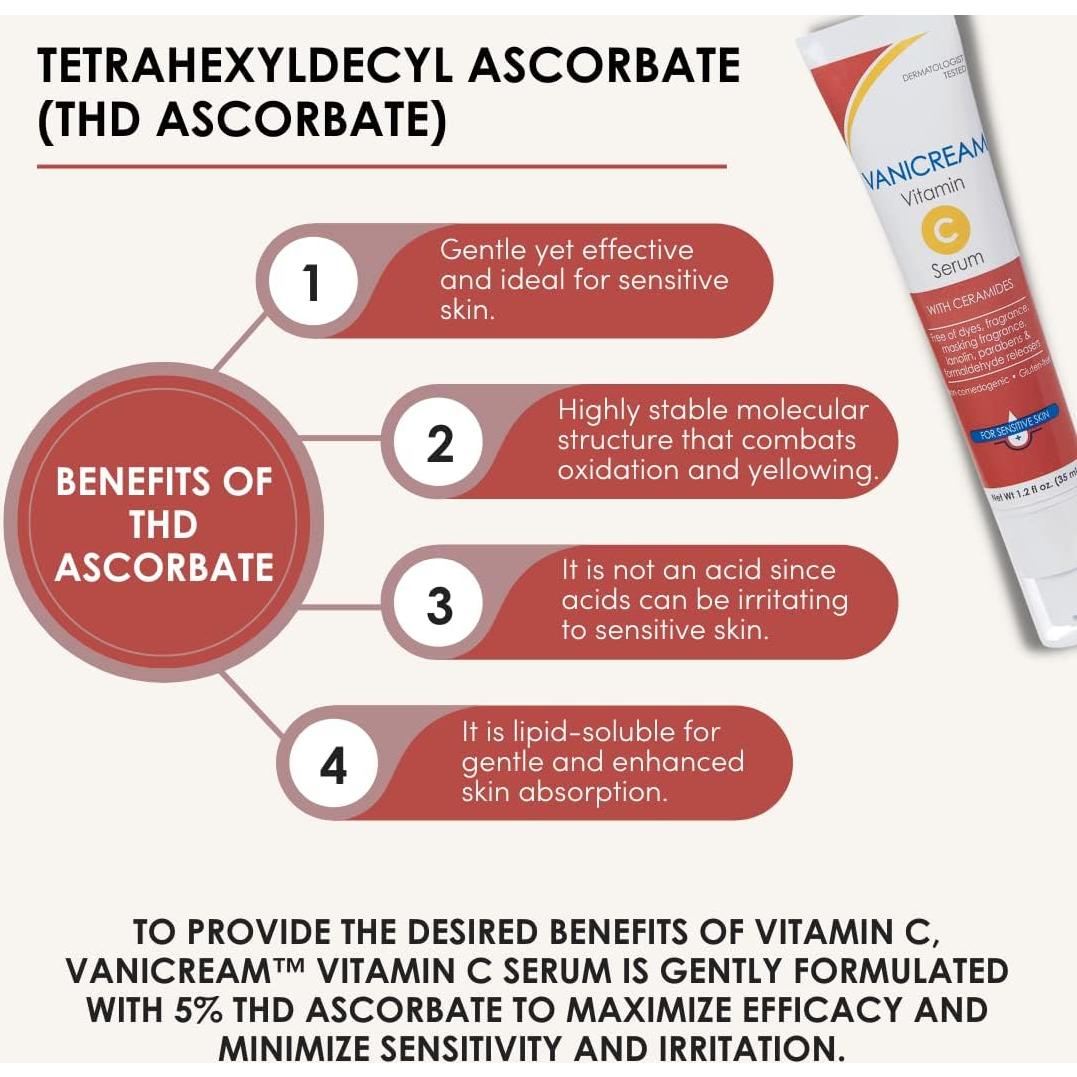 Suero de Vitamina C Vanicream 35.4 ml para Piel Sensible