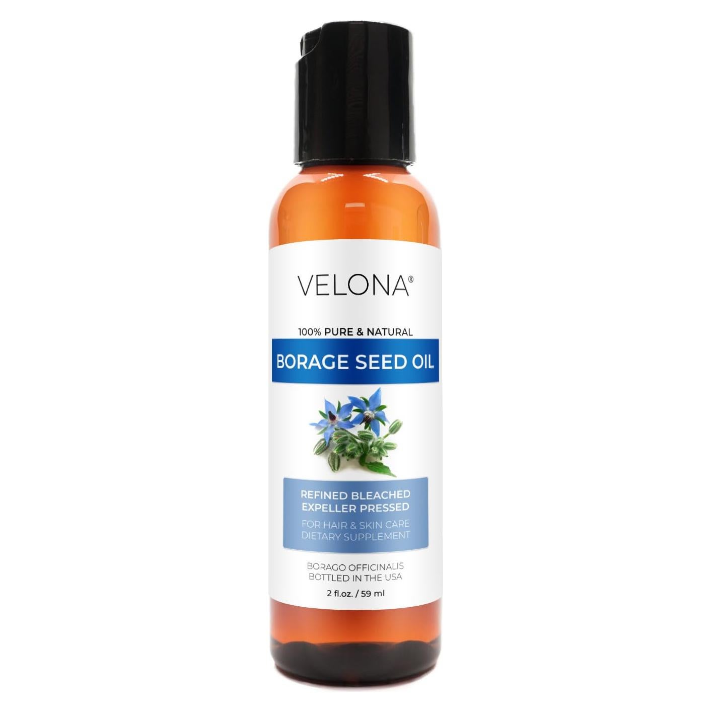 Aceite de Semilla de Borraja Velona 100% Puro 59.15 ml