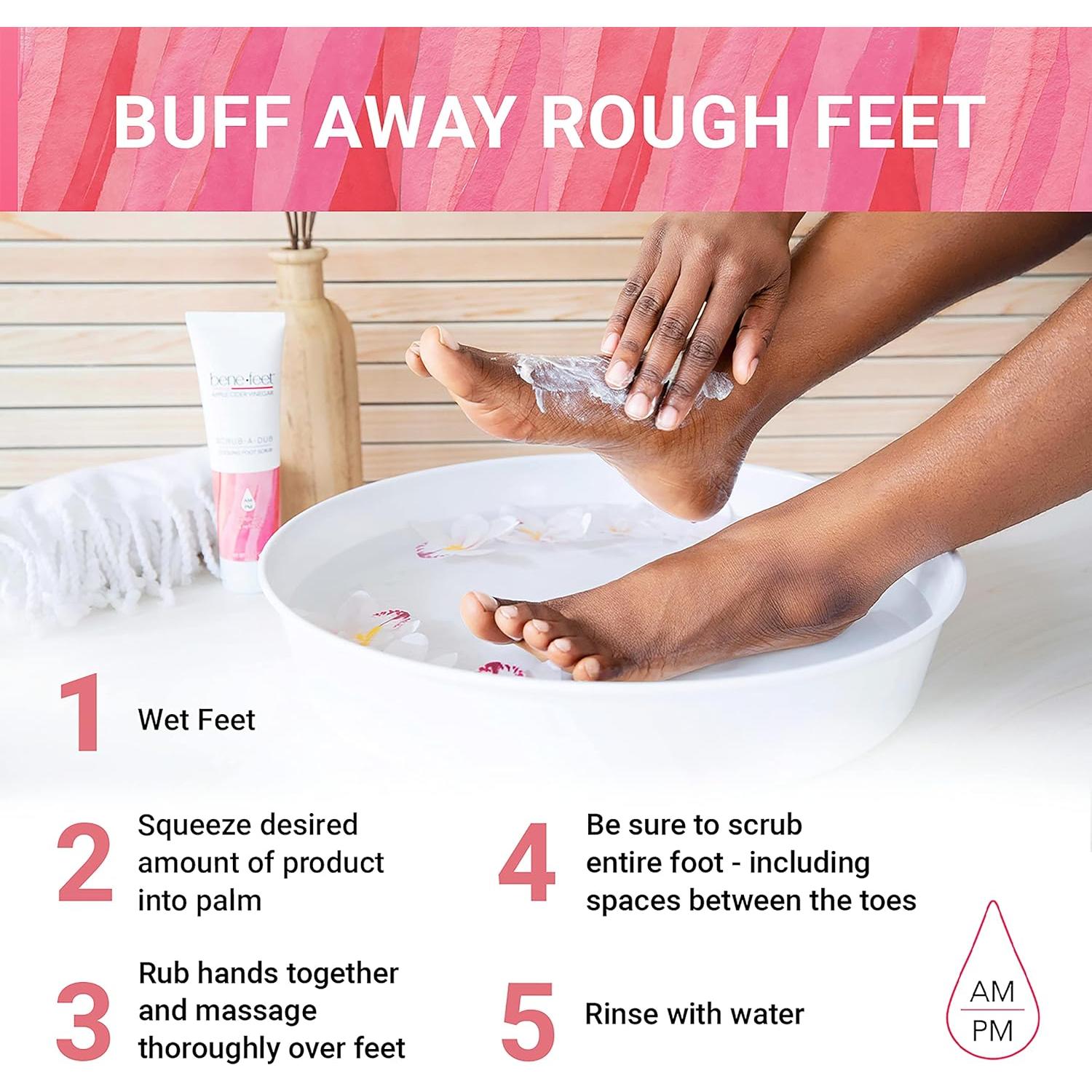 Exfoliante para Pies Benefeet 113.4 g - Suaviza y Refresca