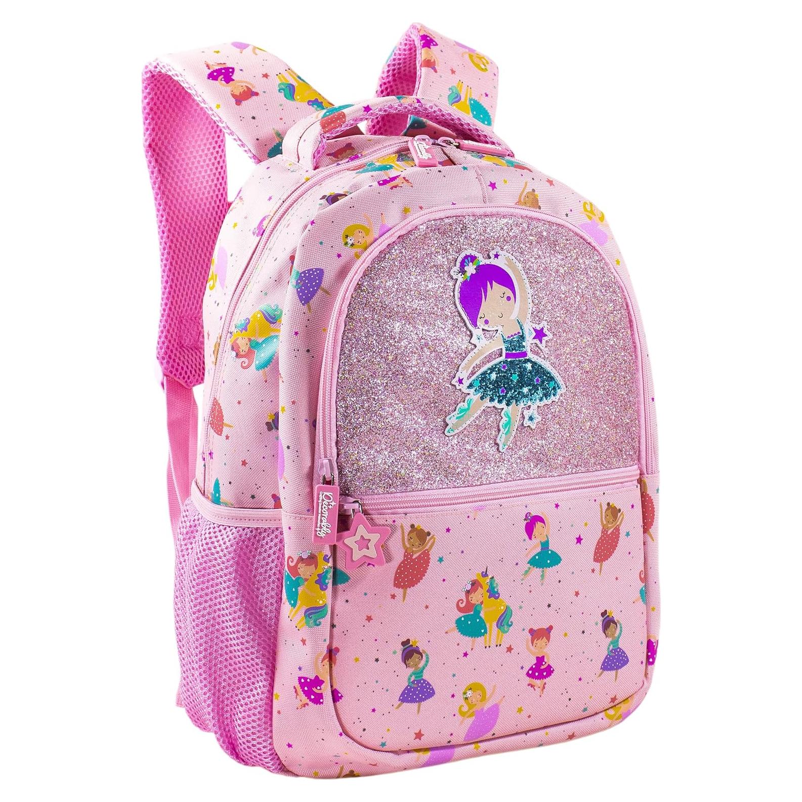 Mochila Temática para Niños Decorably 42cm Bailarina 3 Compartimentos