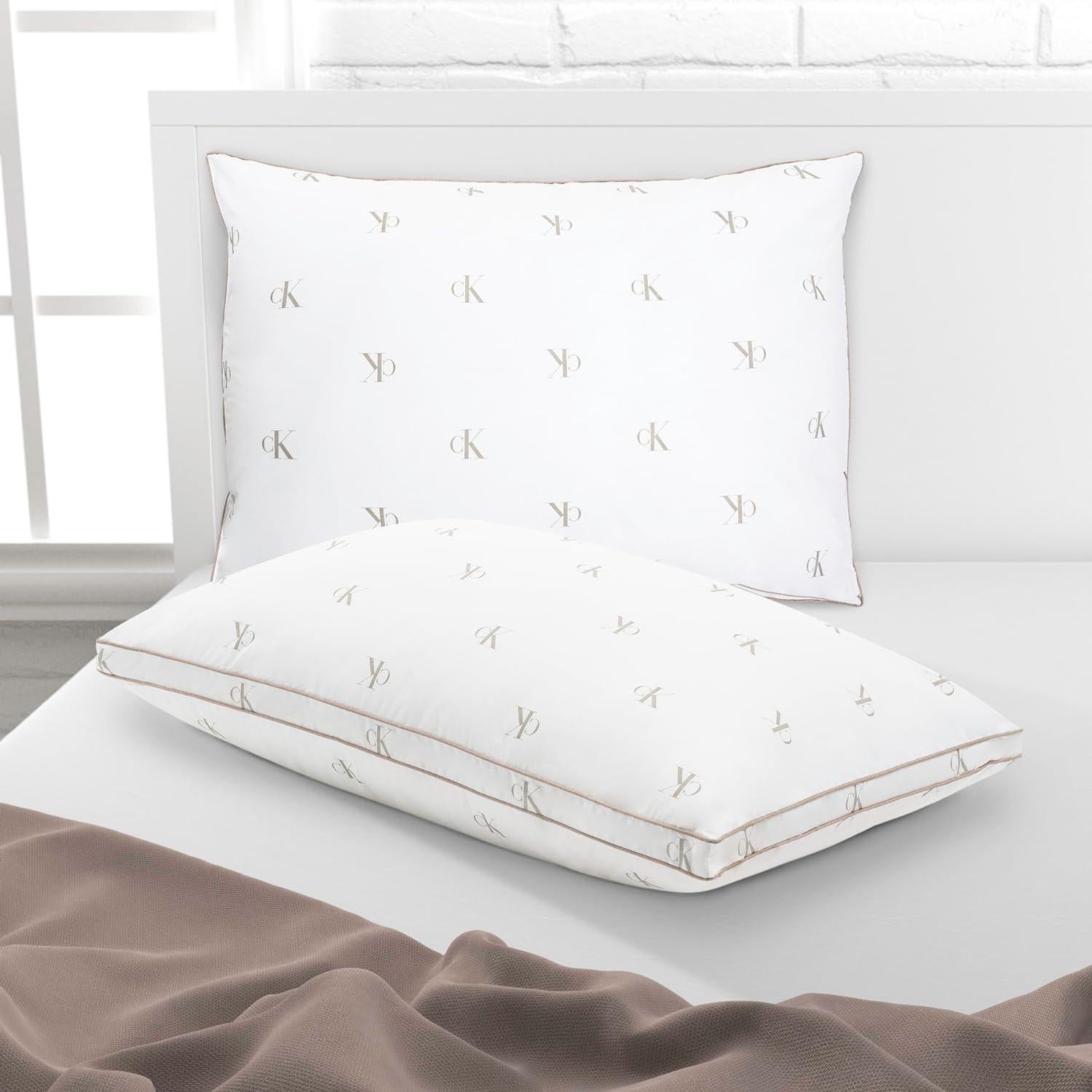 Almohadas Calvin Klein Logo 2 Piezas 50.8x71.1cm Algodón