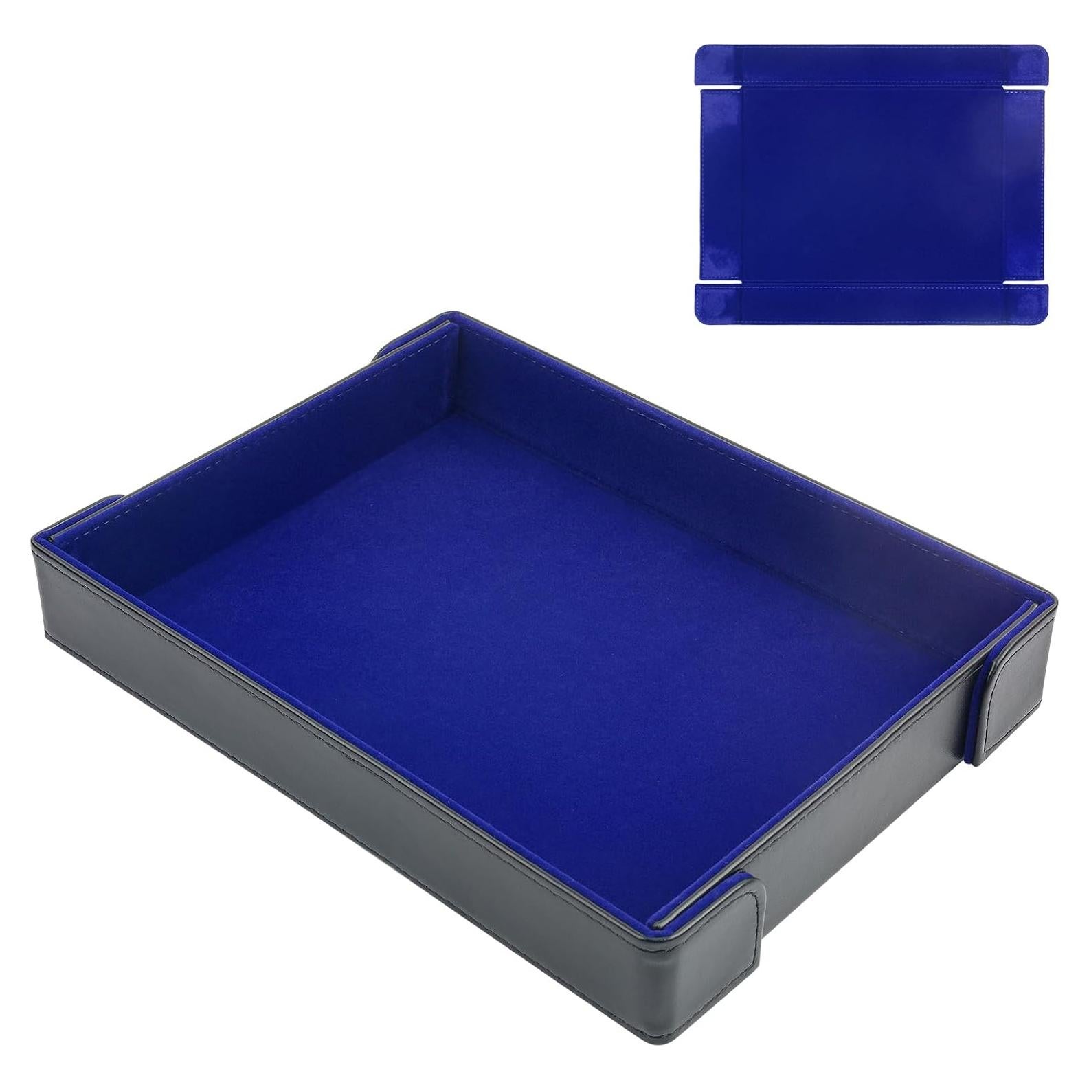 Bandeja de Dados Plegable Buweeo Azul Magnética 33x26.7cm