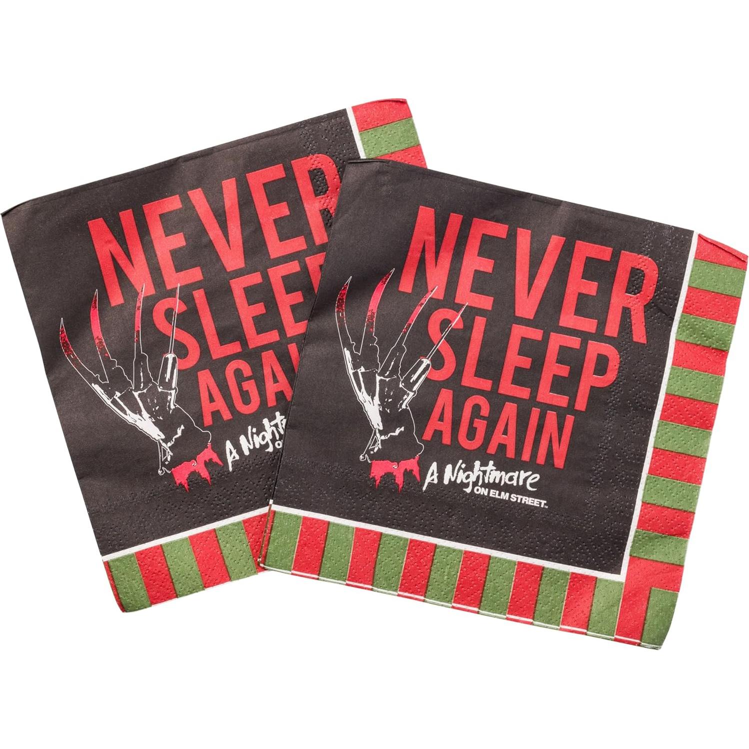 Paquete Fiesta Freddy Krueger 32 Piezas Platos y Servilletas